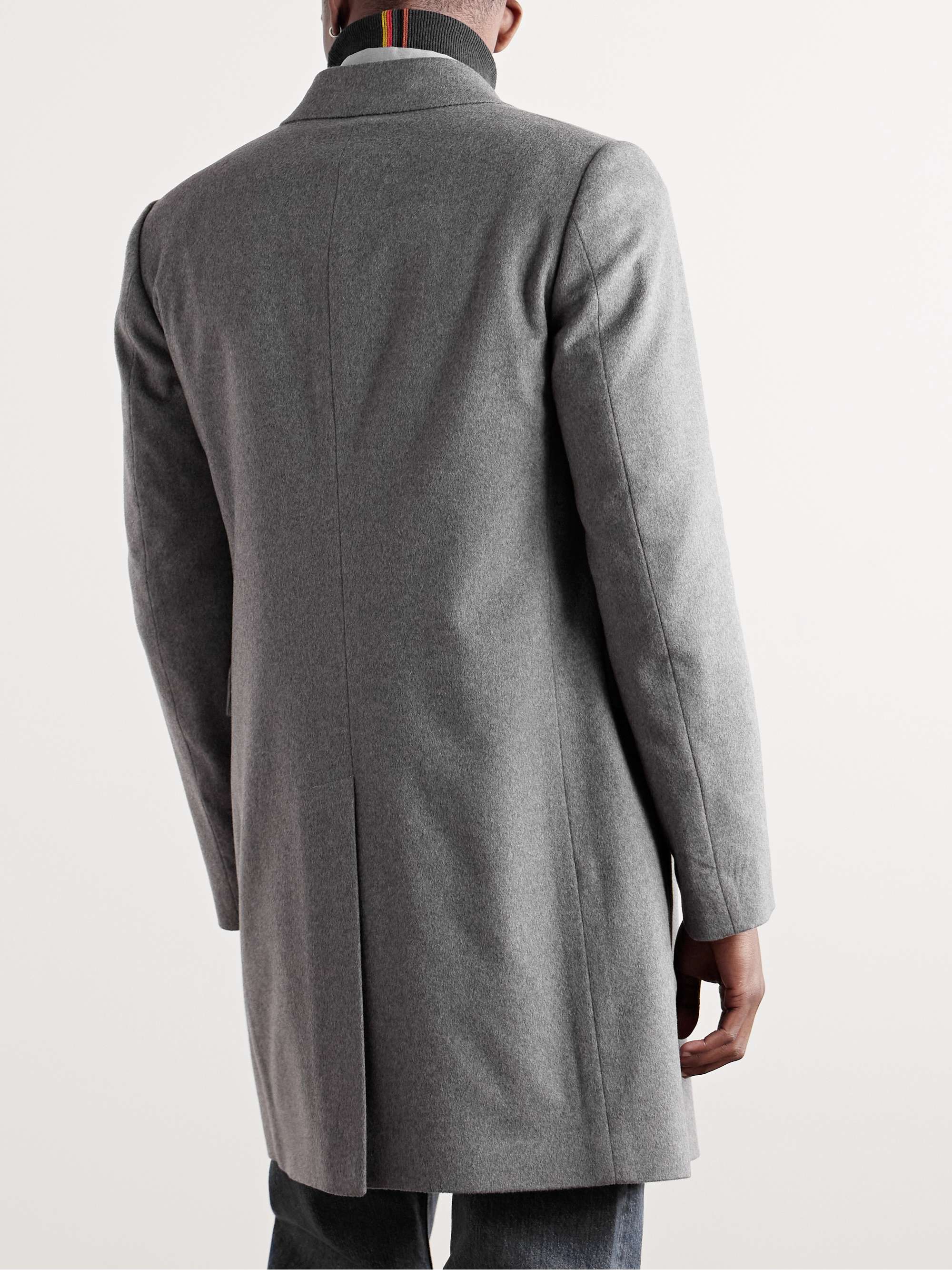 PAUL SMITH Wool and Cashmere-Blend Overcoat for Men | MR PORTER