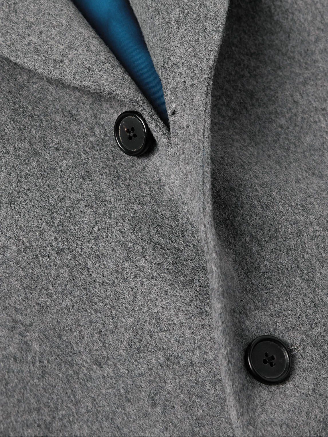 PAUL SMITH WOOL AND CASHMERE-BLEND OVERCOAT