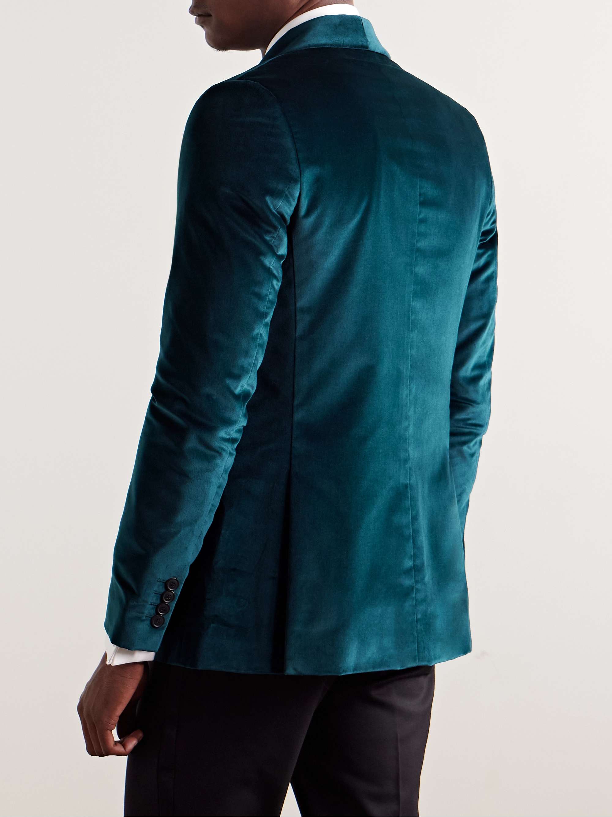 PAUL SMITH コットンベルベット ショールカラー タキシード