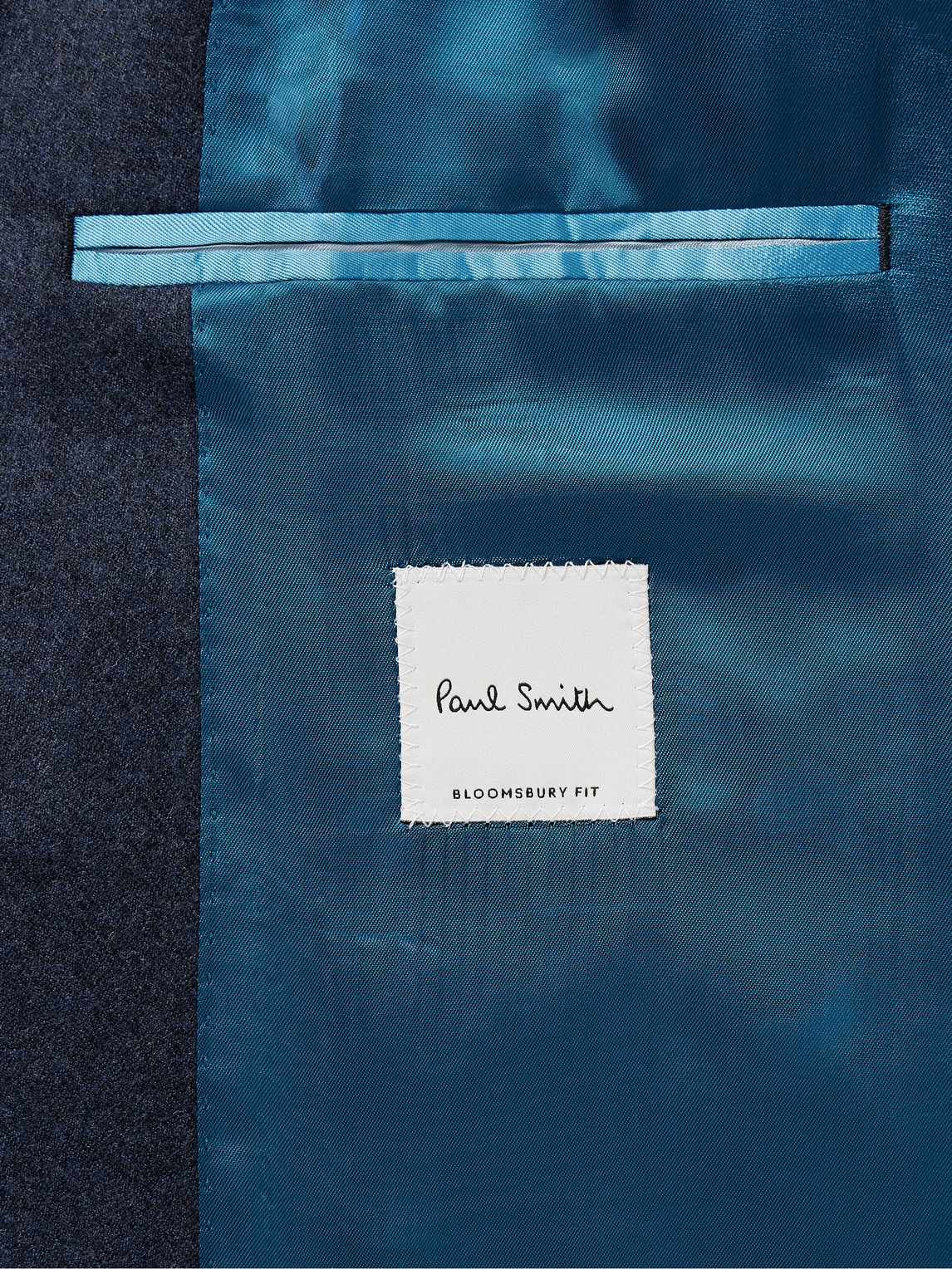 PAUL SMITH WOOL AND CASHMERE-BLEND FLANNEL SUIT JACKET