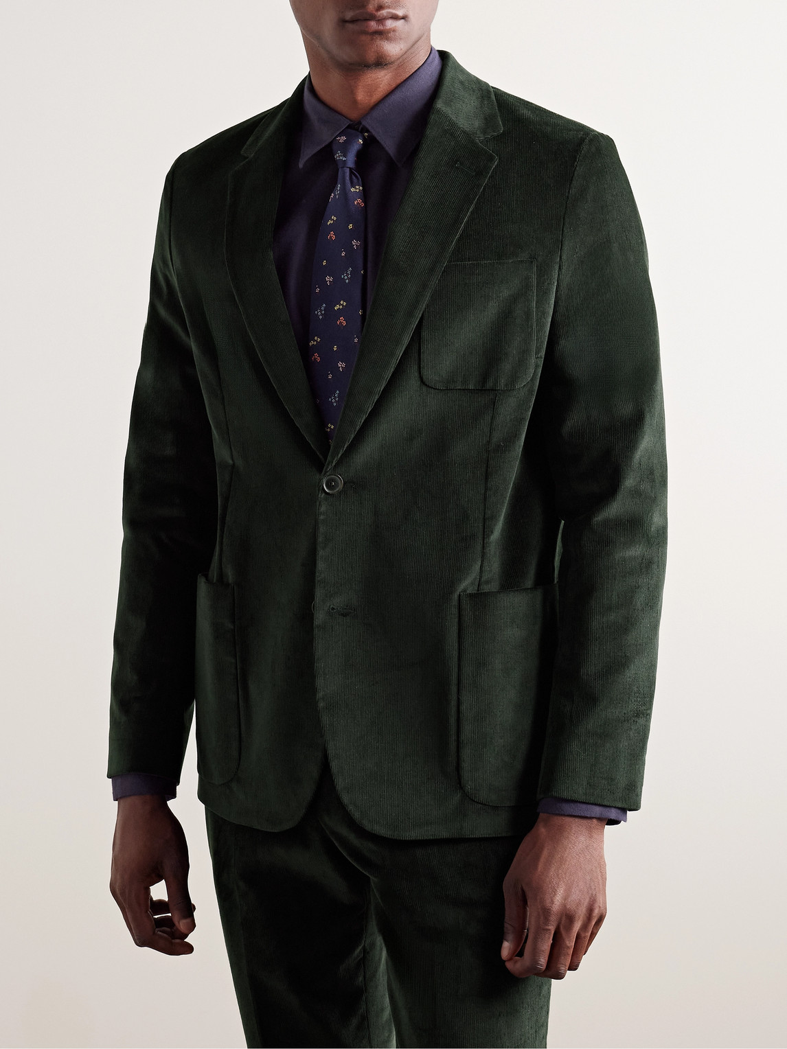 PAUL SMITH STRETCH-COTTON CORDUROY SUIT JACKET