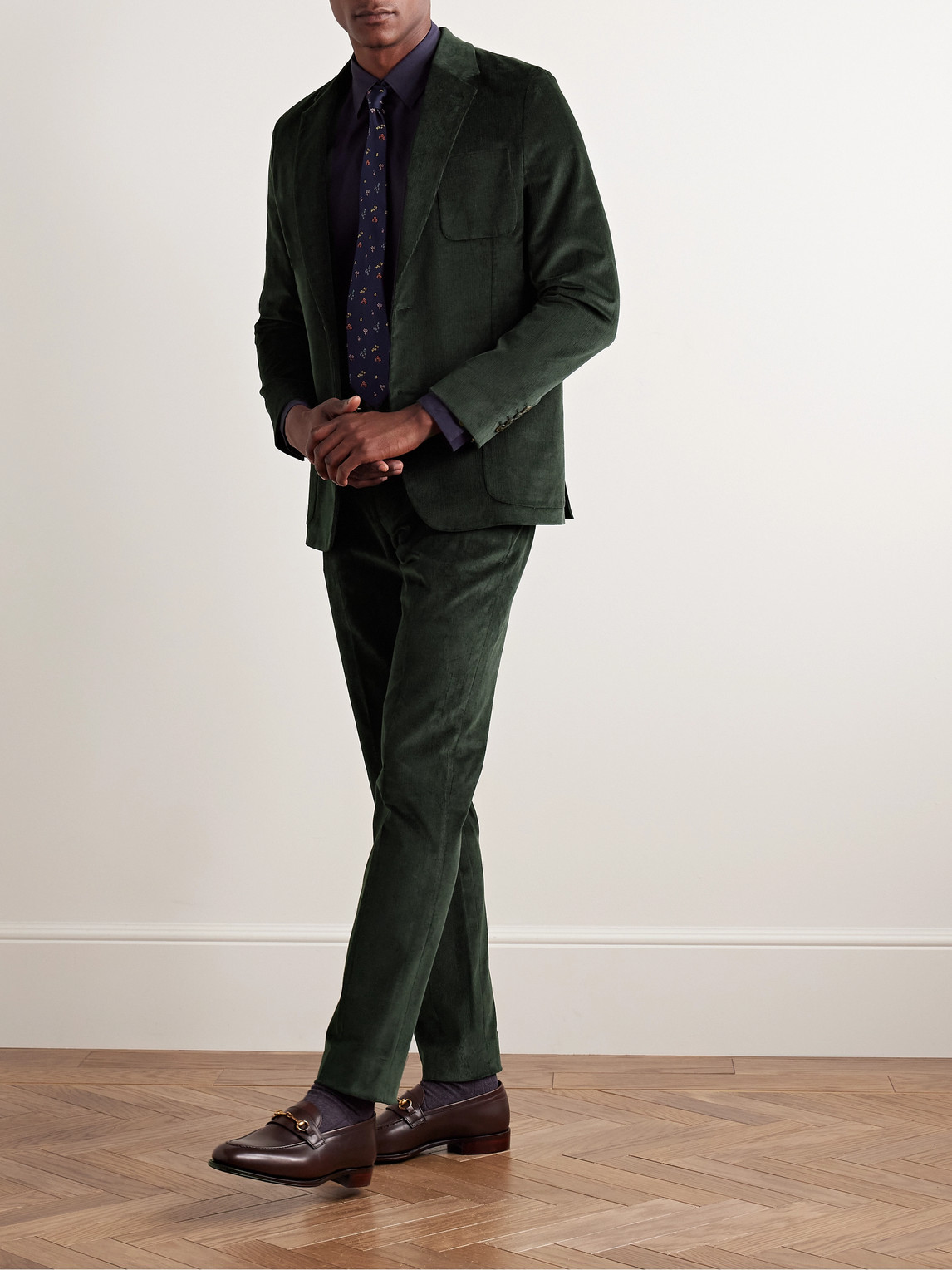 PAUL SMITH STRETCH-COTTON CORDUROY SUIT JACKET