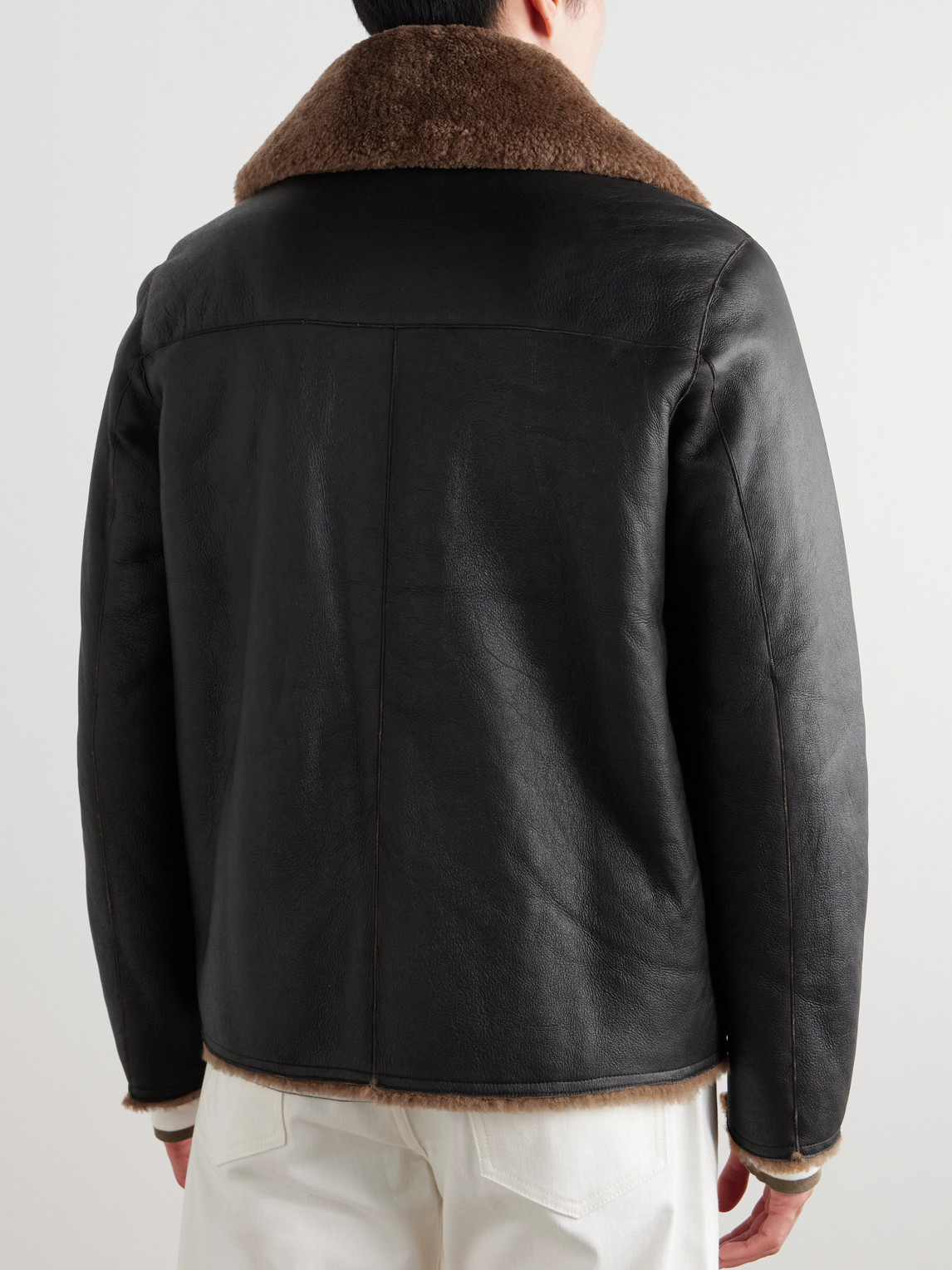 Paul Smith - Reversible Leather and Shearling Jacket - Curated