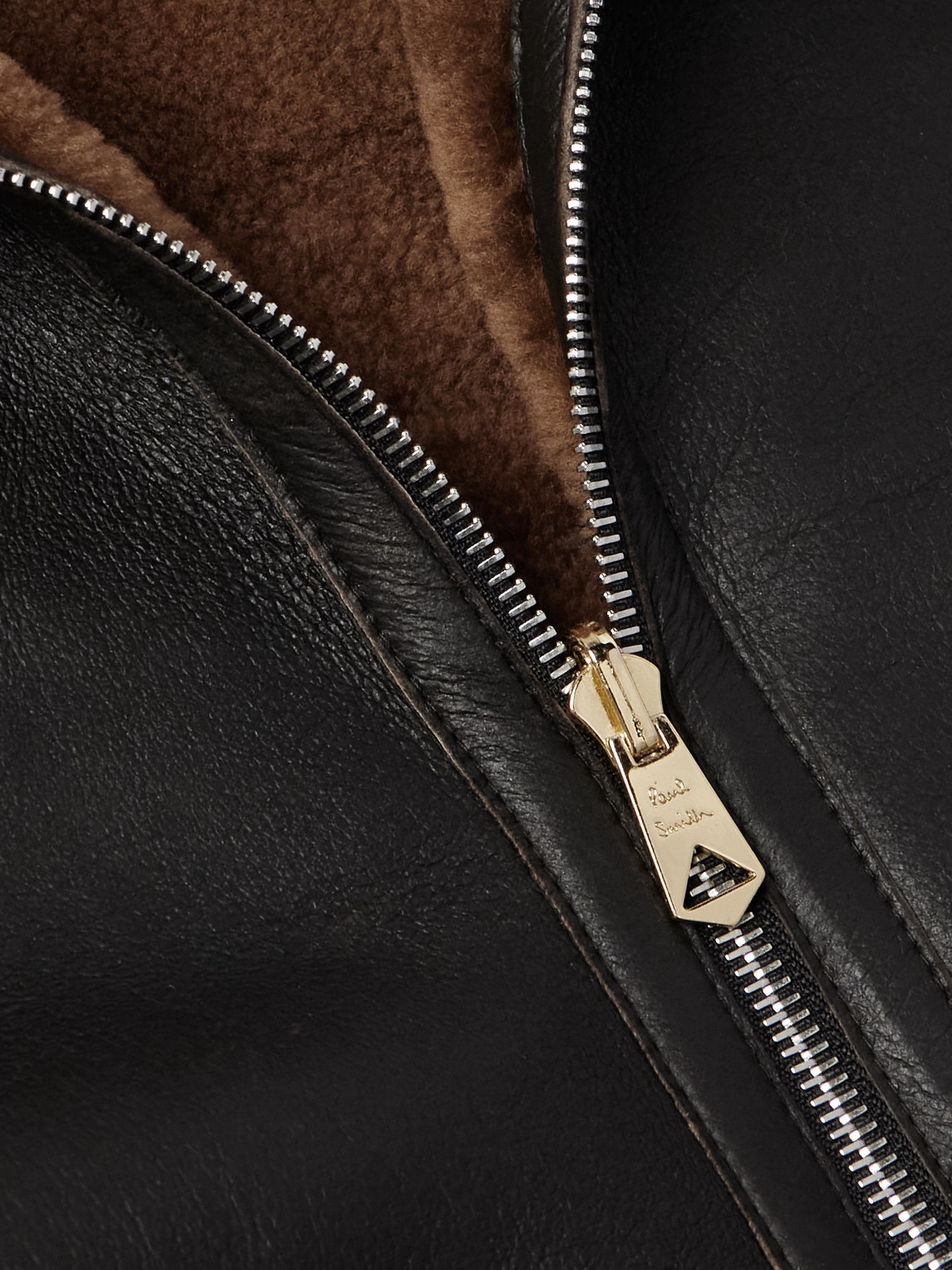 Paul Smith - Reversible Leather and Shearling Jacket - Curated