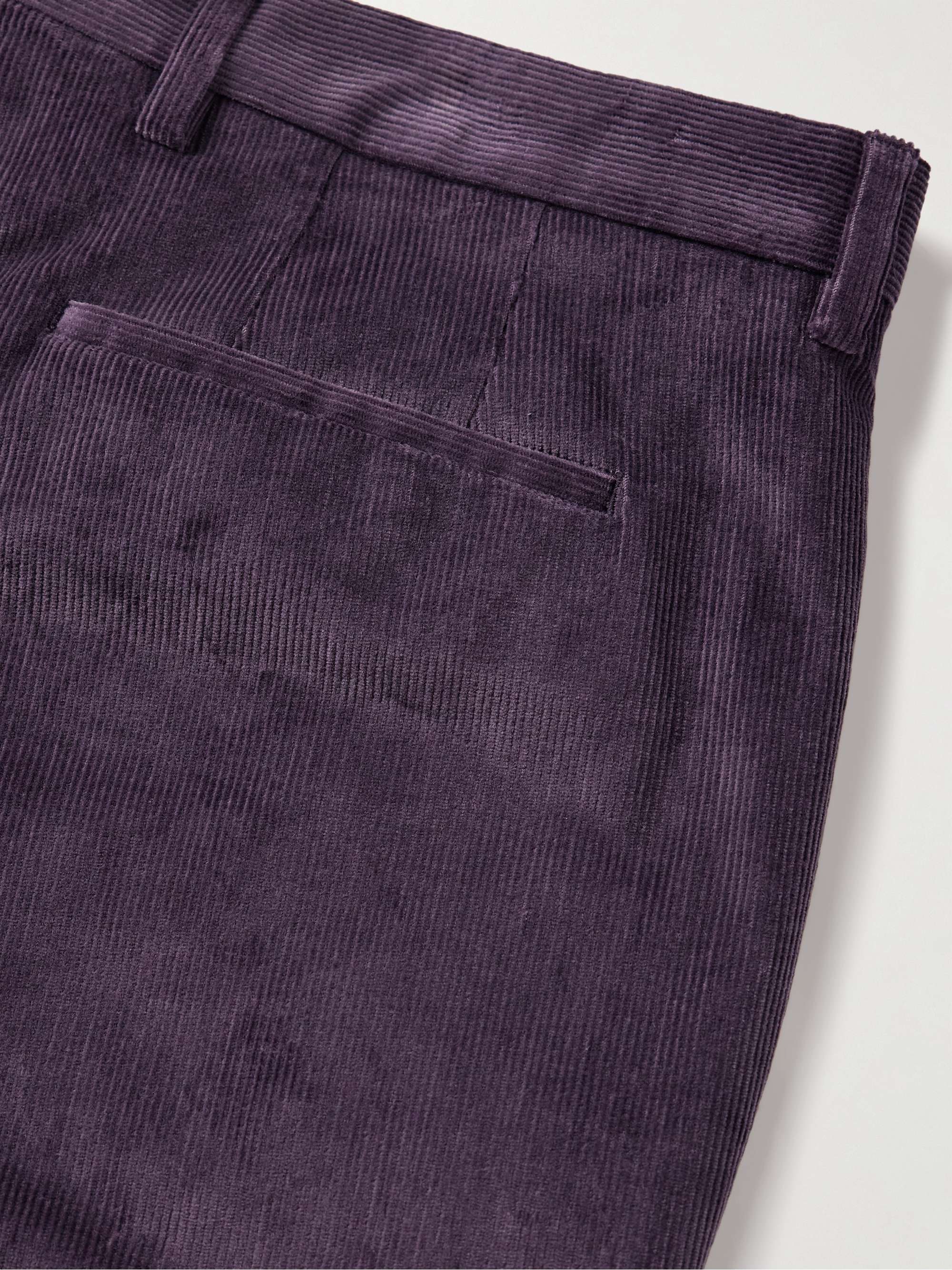 PAUL SMITH Slim-Fit Stretch-Cotton Corduroy Suit Trousers PAUL SMITH Slim-Fit Stretch-Cotton Corduroy Suit Trousers