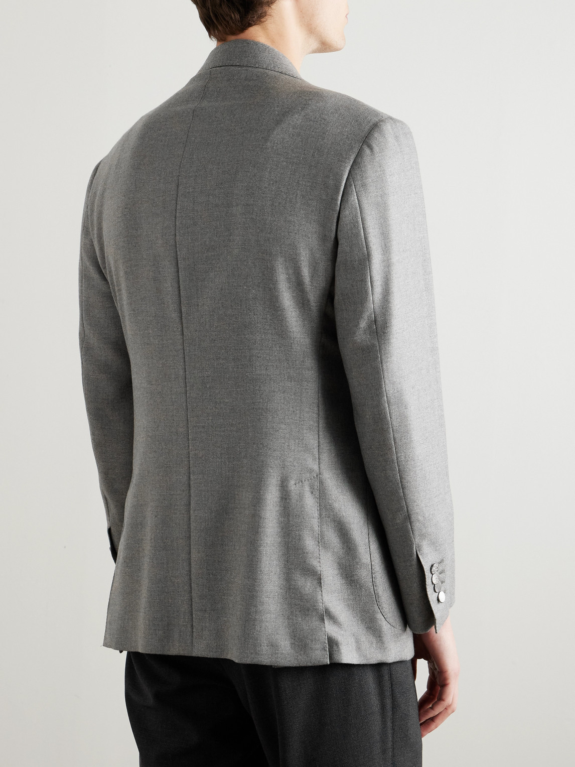  Thom Sweeney - Wool-twill Blazer - Men - Gray - It 44 