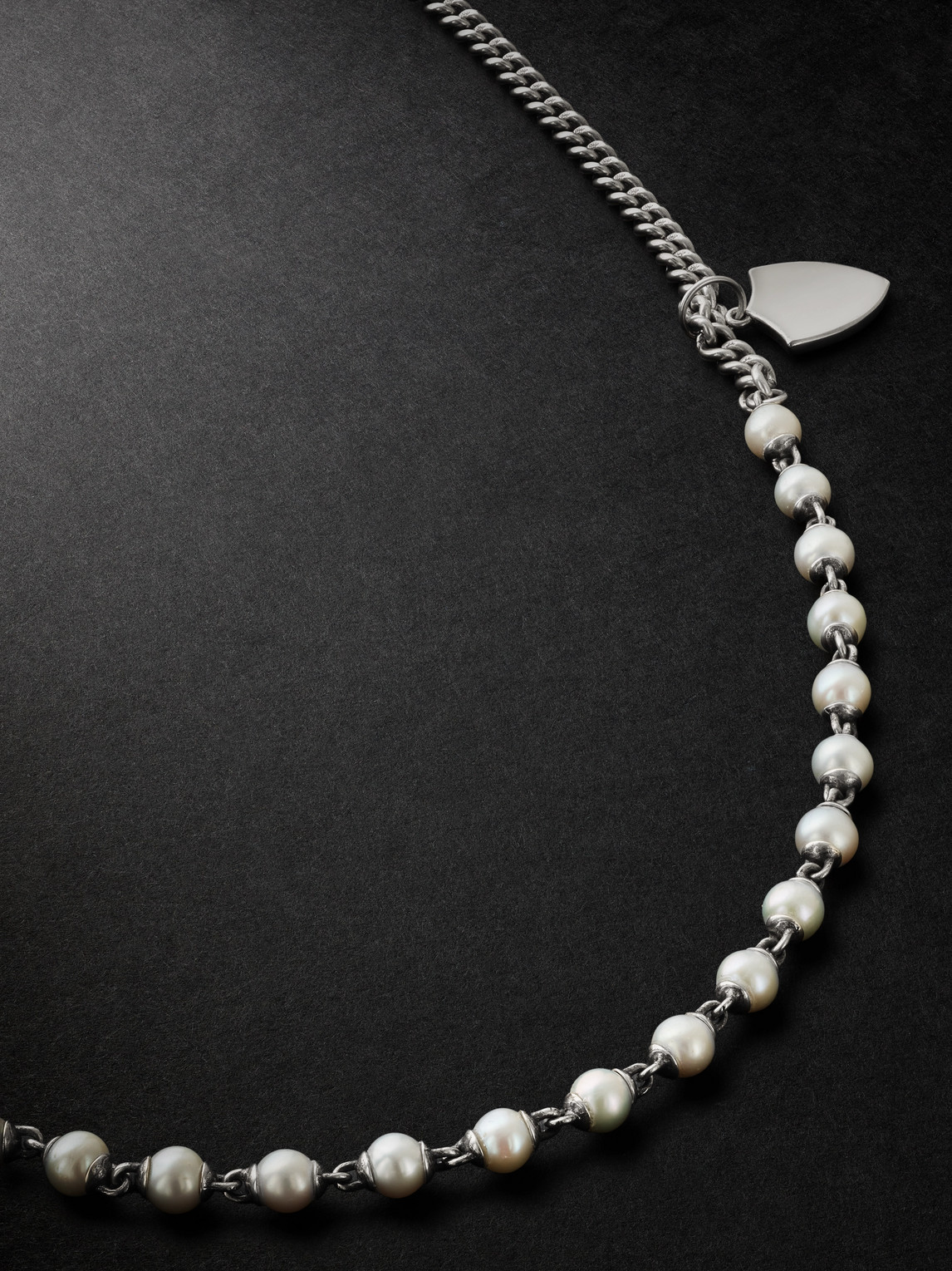 M. COHEN BY MAOR – Mondi Pearl and Sterling Silver Pendant Necklace