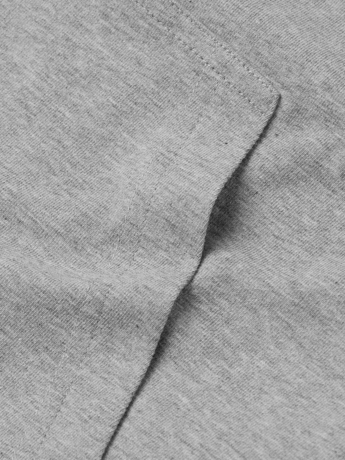Balenciaga Slim-fit Cotton-blend Jersey Zip-up Hoodie In Gray