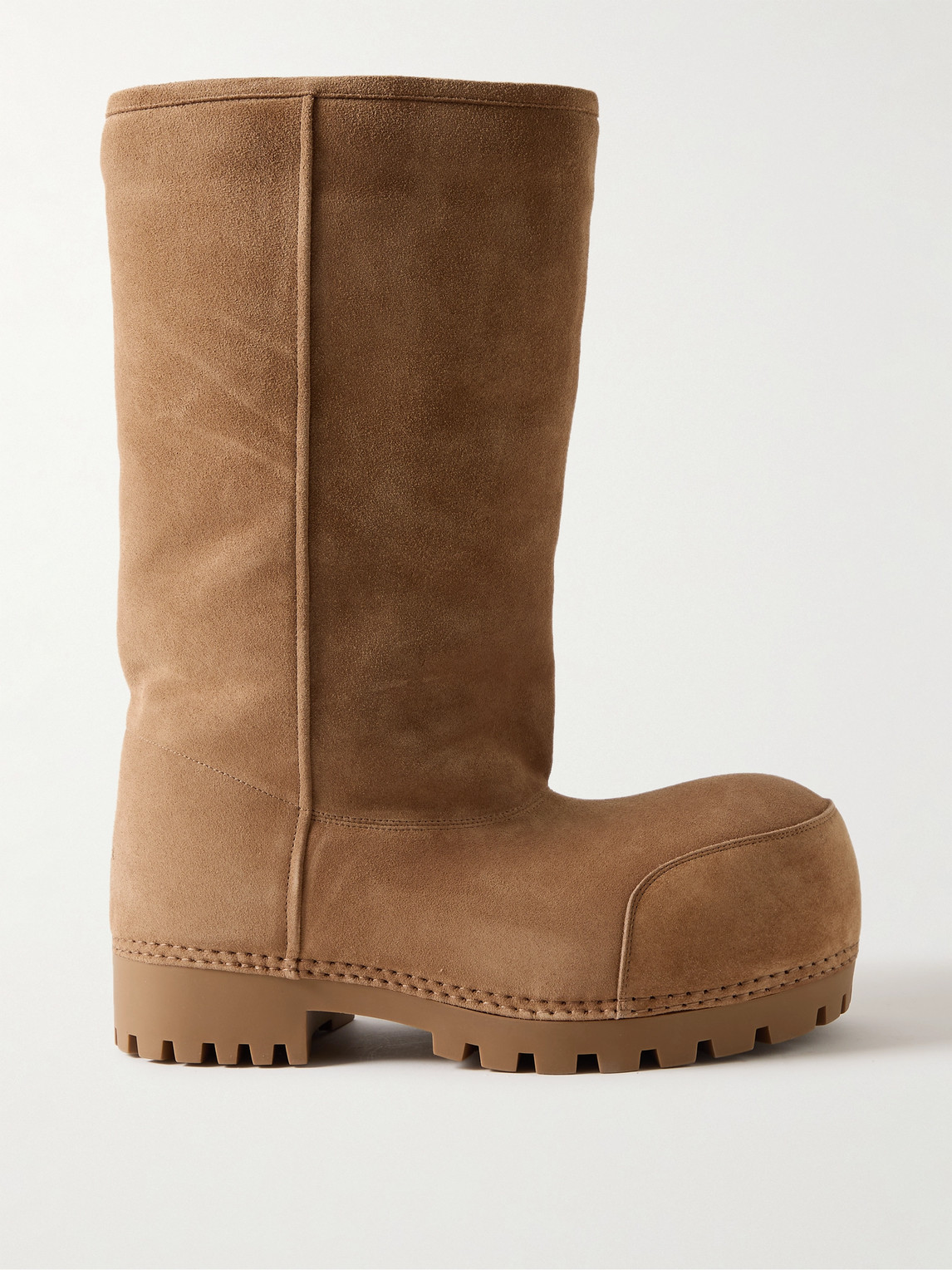 Balenciaga Balenciaga - Alaska Faux Shearling-Lined Suede Boots - Men - Brown - EU 39 aus 40% Leather 40% Various Materials 20% Textile fibres in Brown