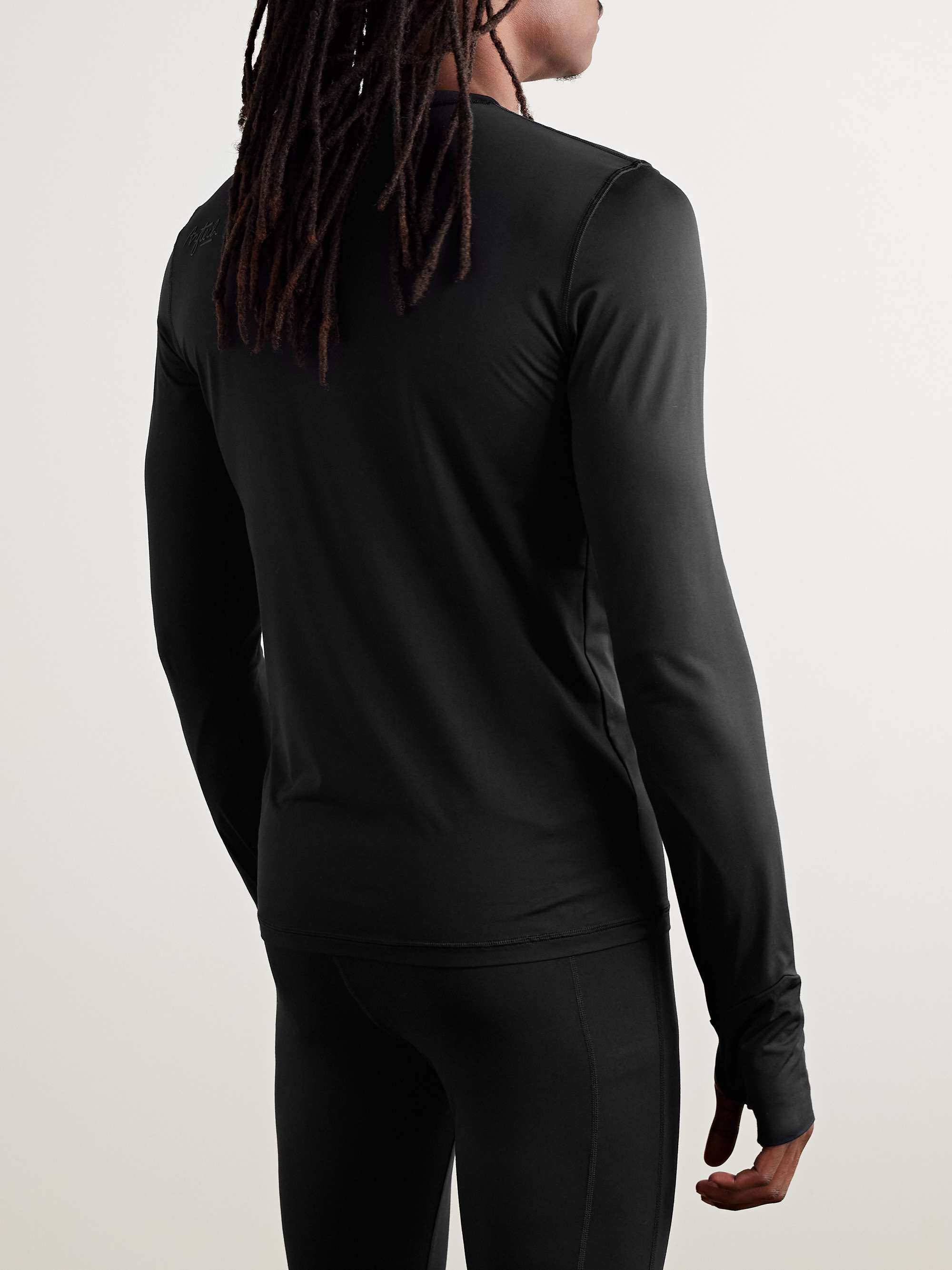AZTECH MOUNTAIN Next To Skin Logo-Appliquéd Stretch-Jersey Ski Base Layer
