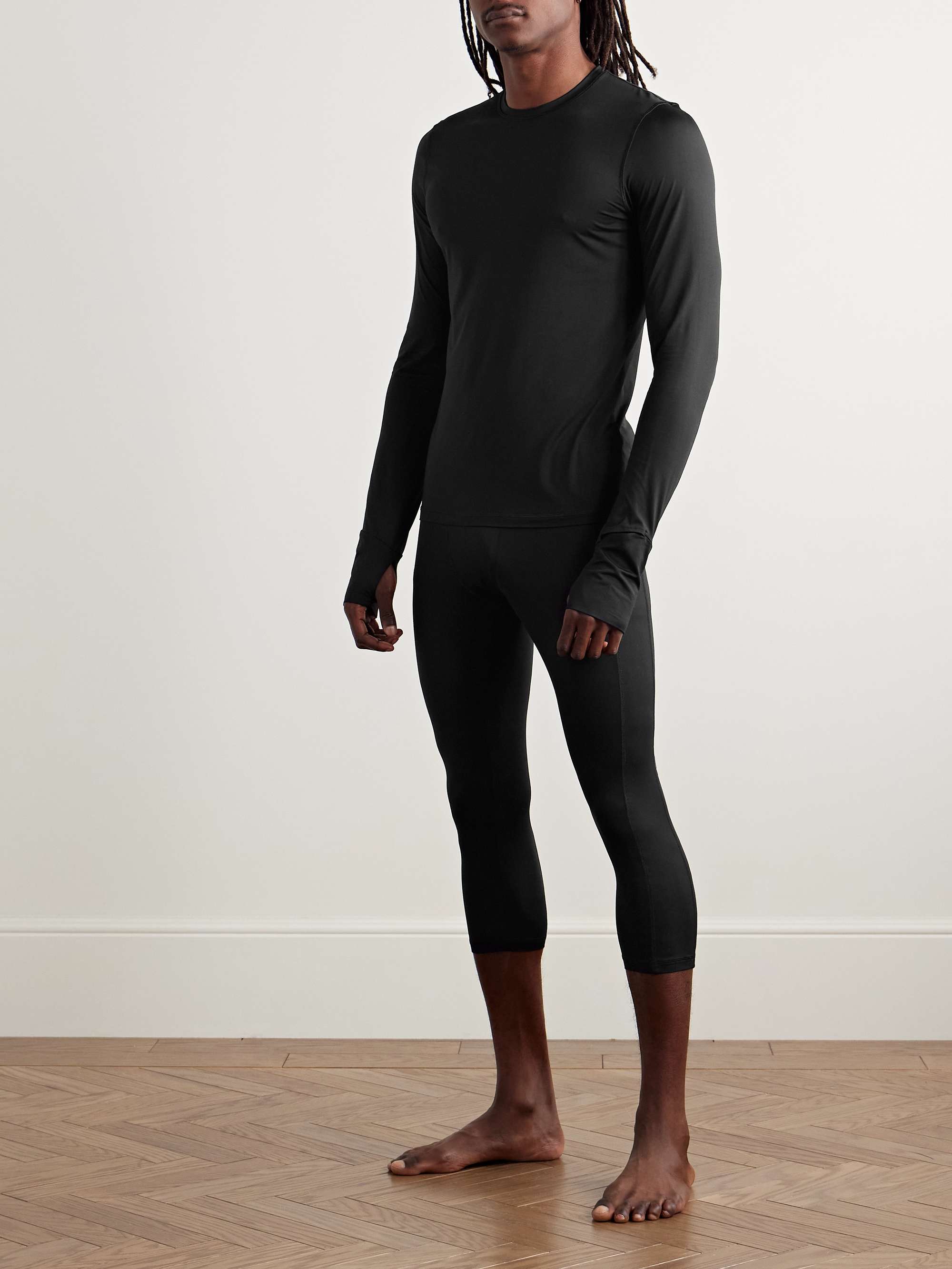 AZTECH MOUNTAIN Next To Skin Logo-Appliquéd Stretch-Jersey Ski Base Layer