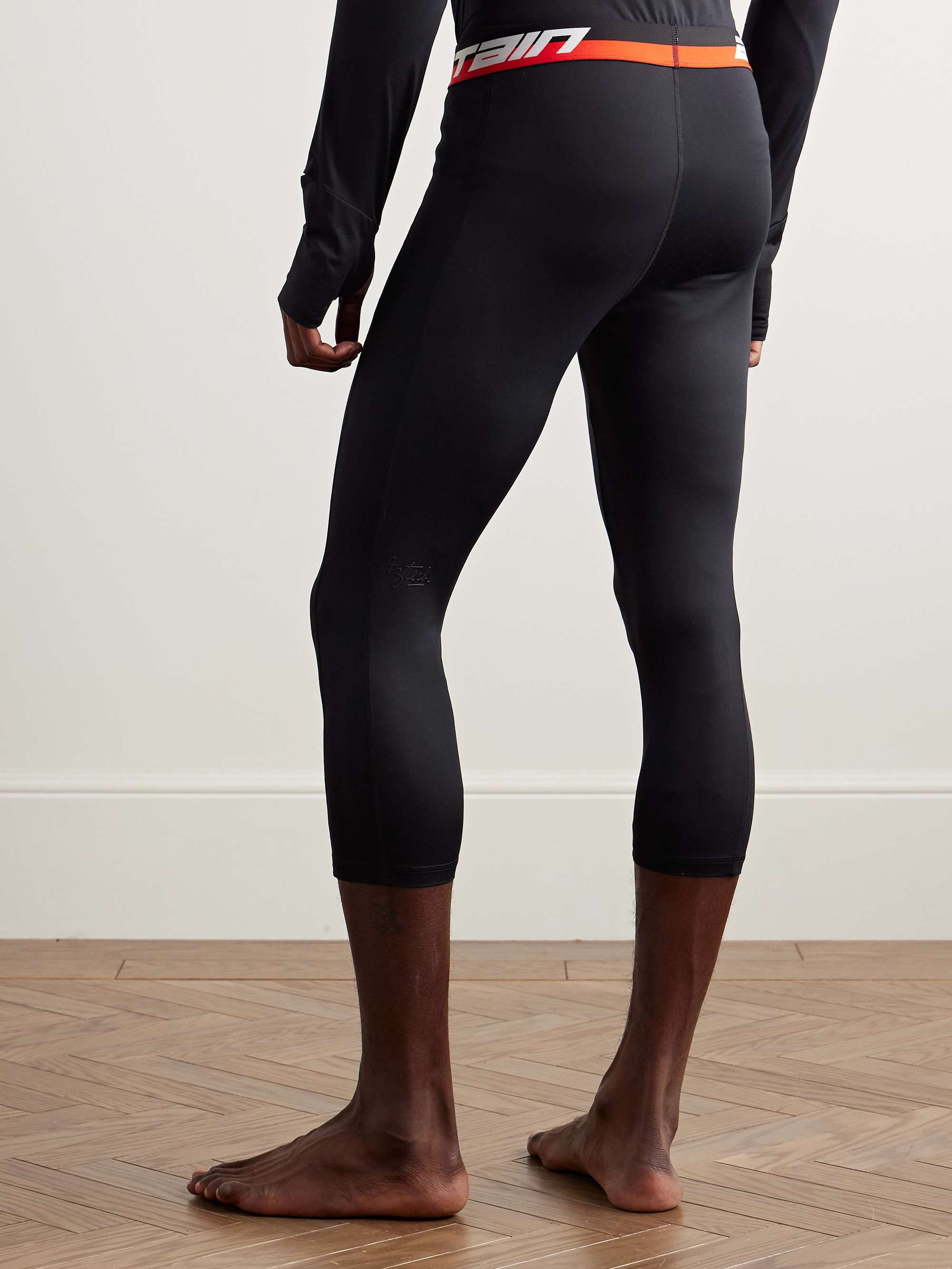 AZTECH MOUNTAIN Next To Skin Logo-Print Stretch-Jersey Ski Tights