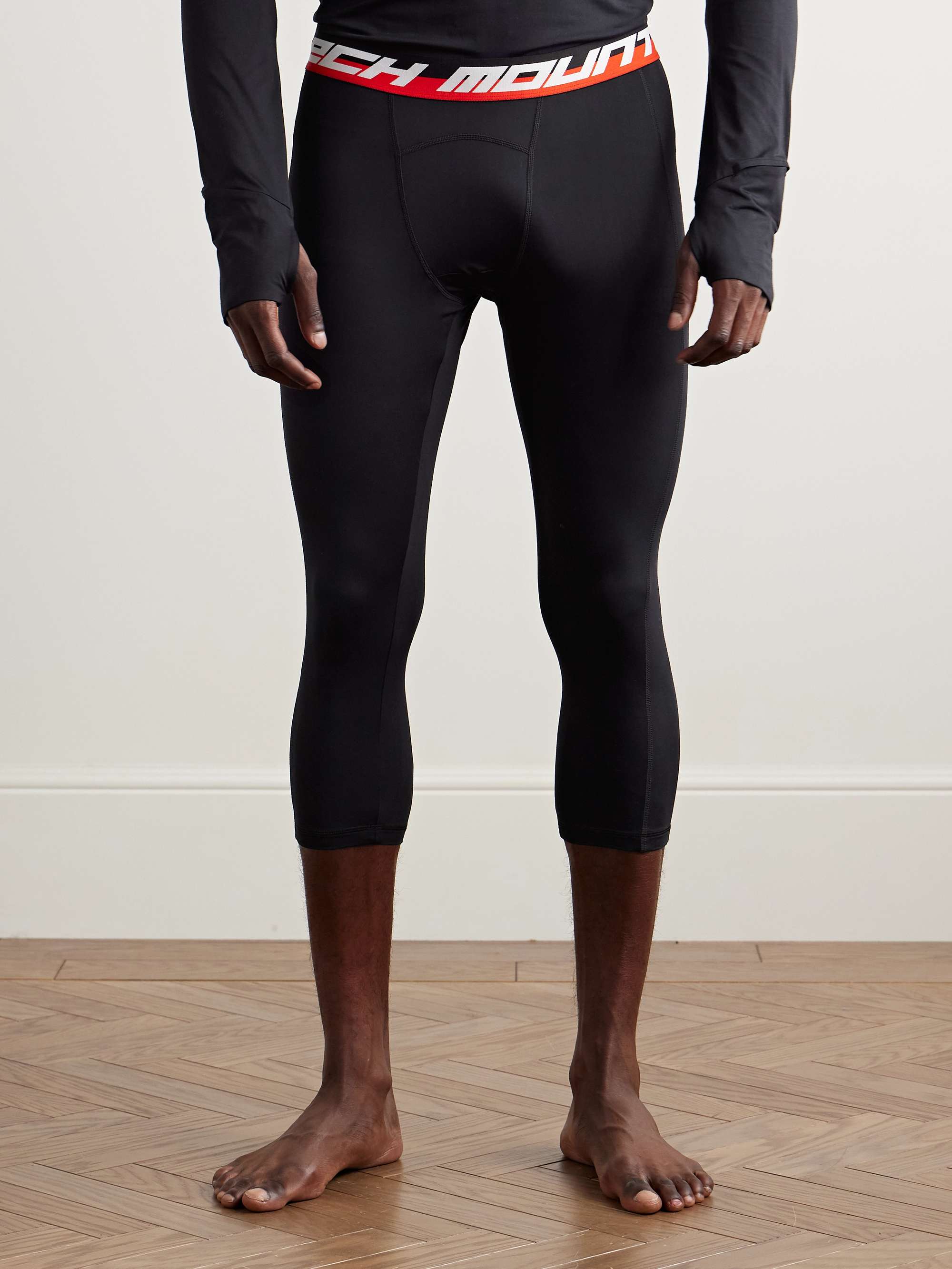 AZTECH MOUNTAIN Next To Skin Logo-Print Stretch-Jersey Ski Tights