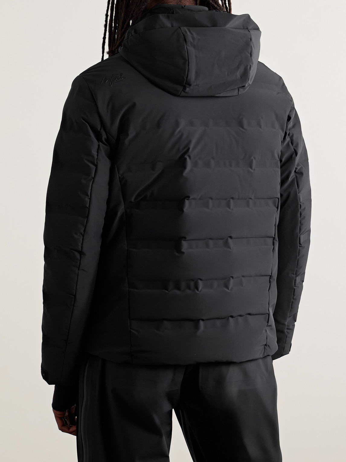  Aztech Mountain - Nuke Suit Quilted Hooded Down Ski Jacket - Men - Black - S 
