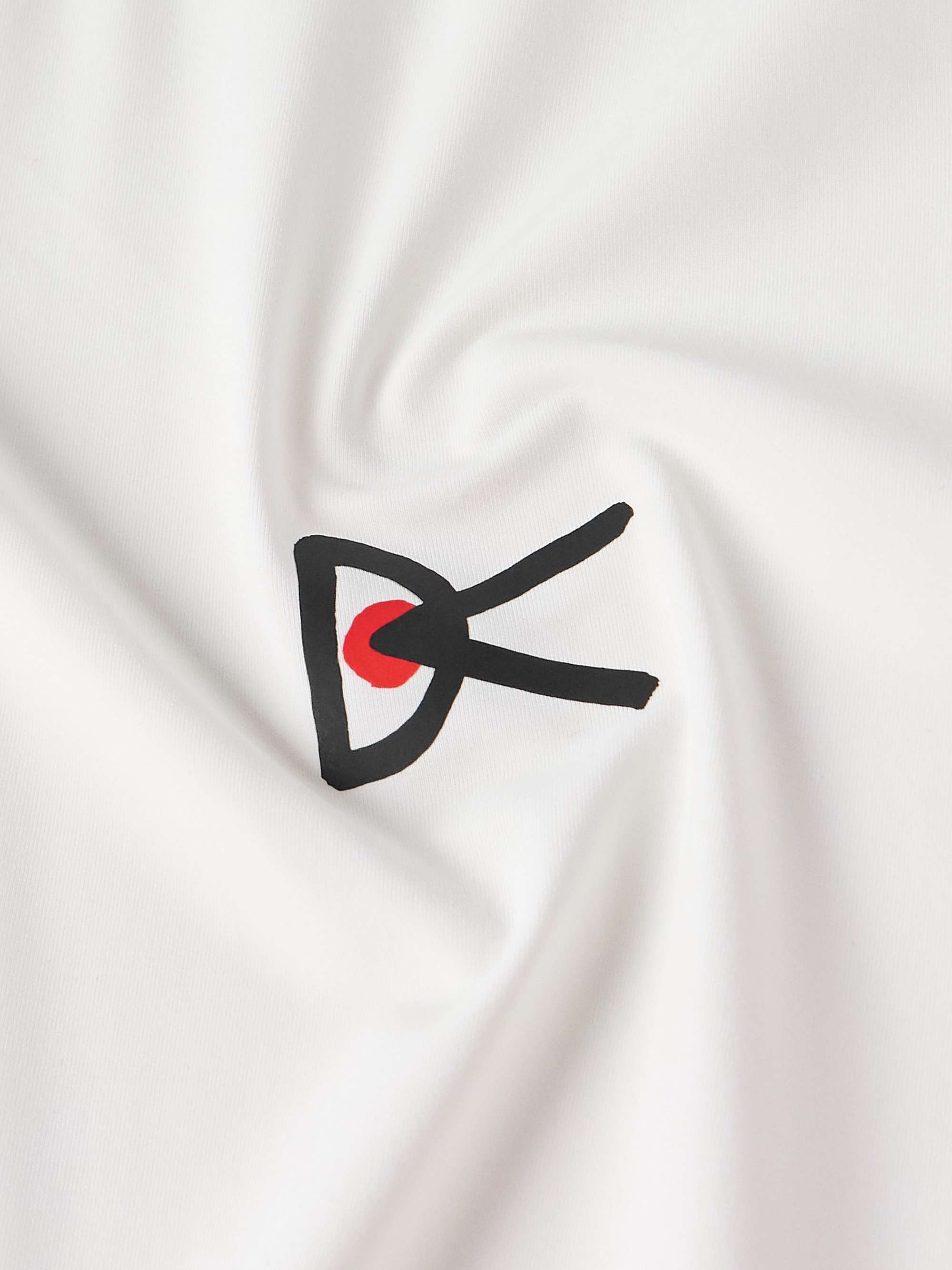 DISTRICT VISION Logo-Print Stretch-Jersey Running T-Shirt