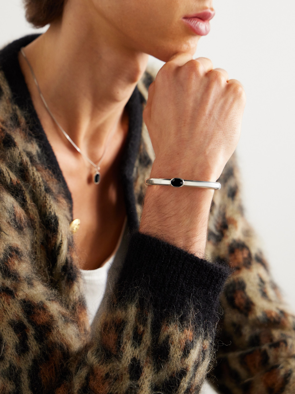 Silver Onyx Cuff — 2