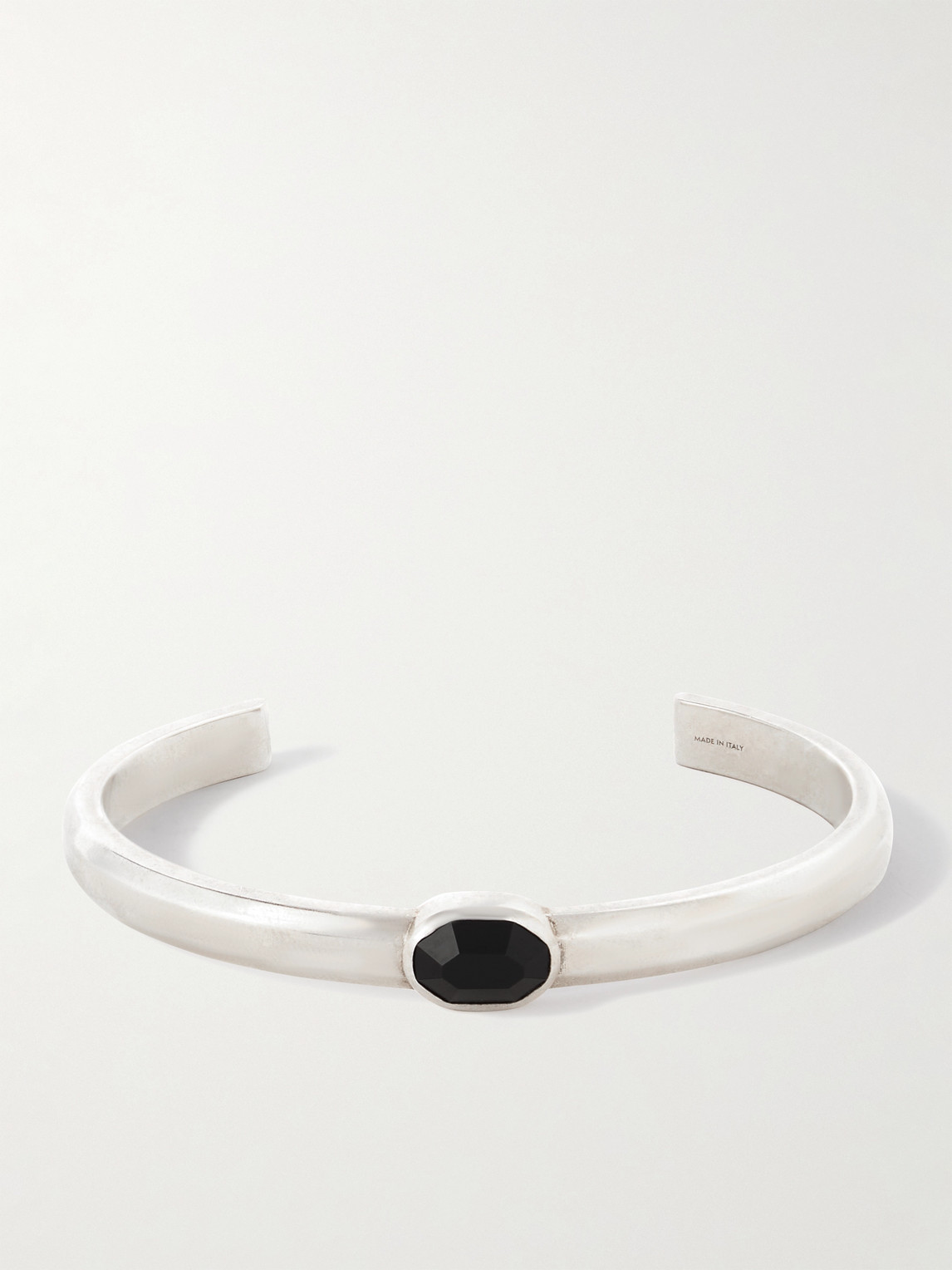 Silver Onyx Cuff