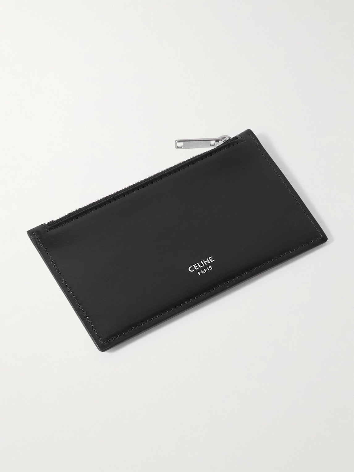 Celine Triomphe Coated-canvas Zipped Cardholder In Multi