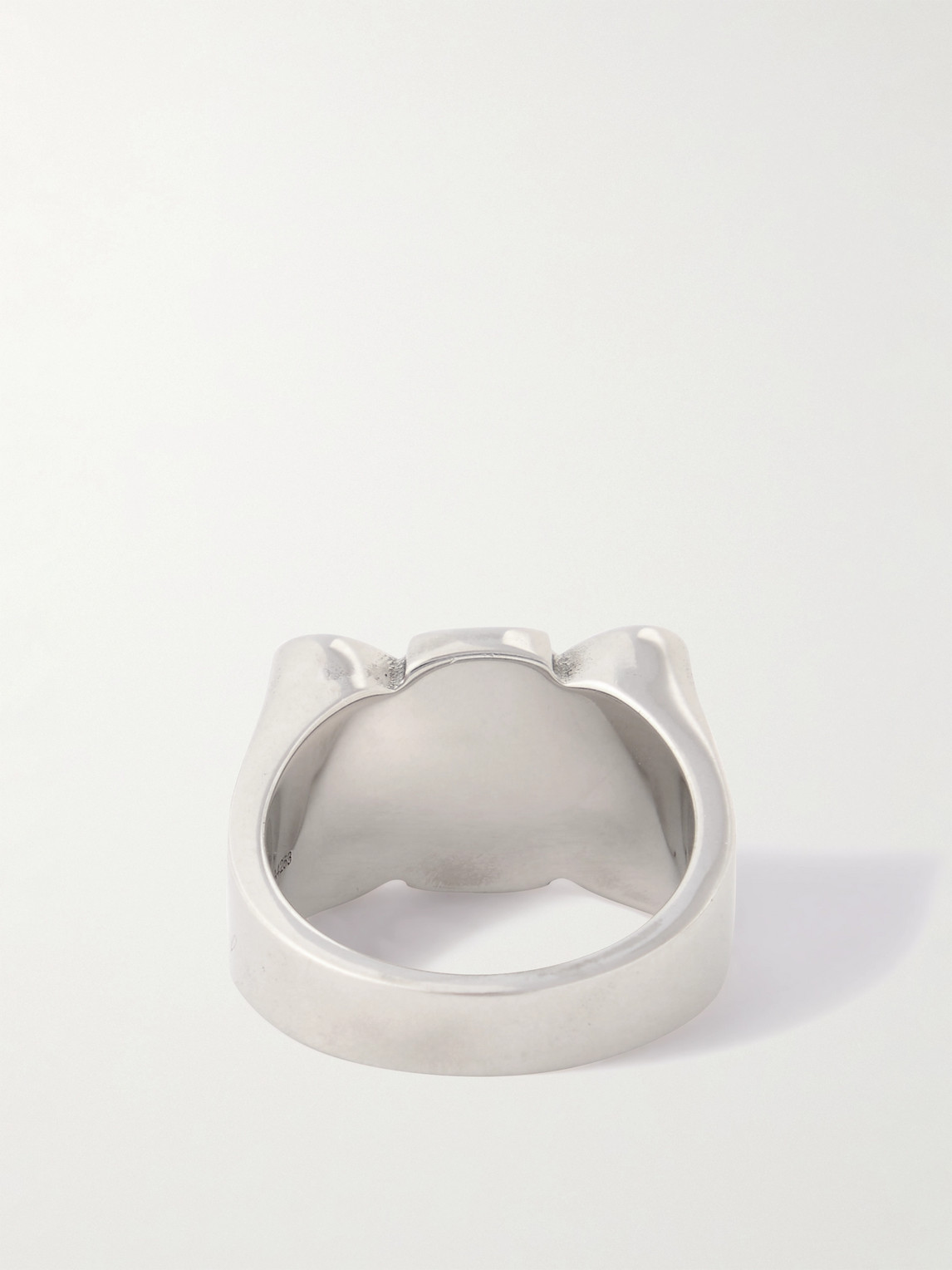 Celine Triomphe Silver-tone Ring In Metallic