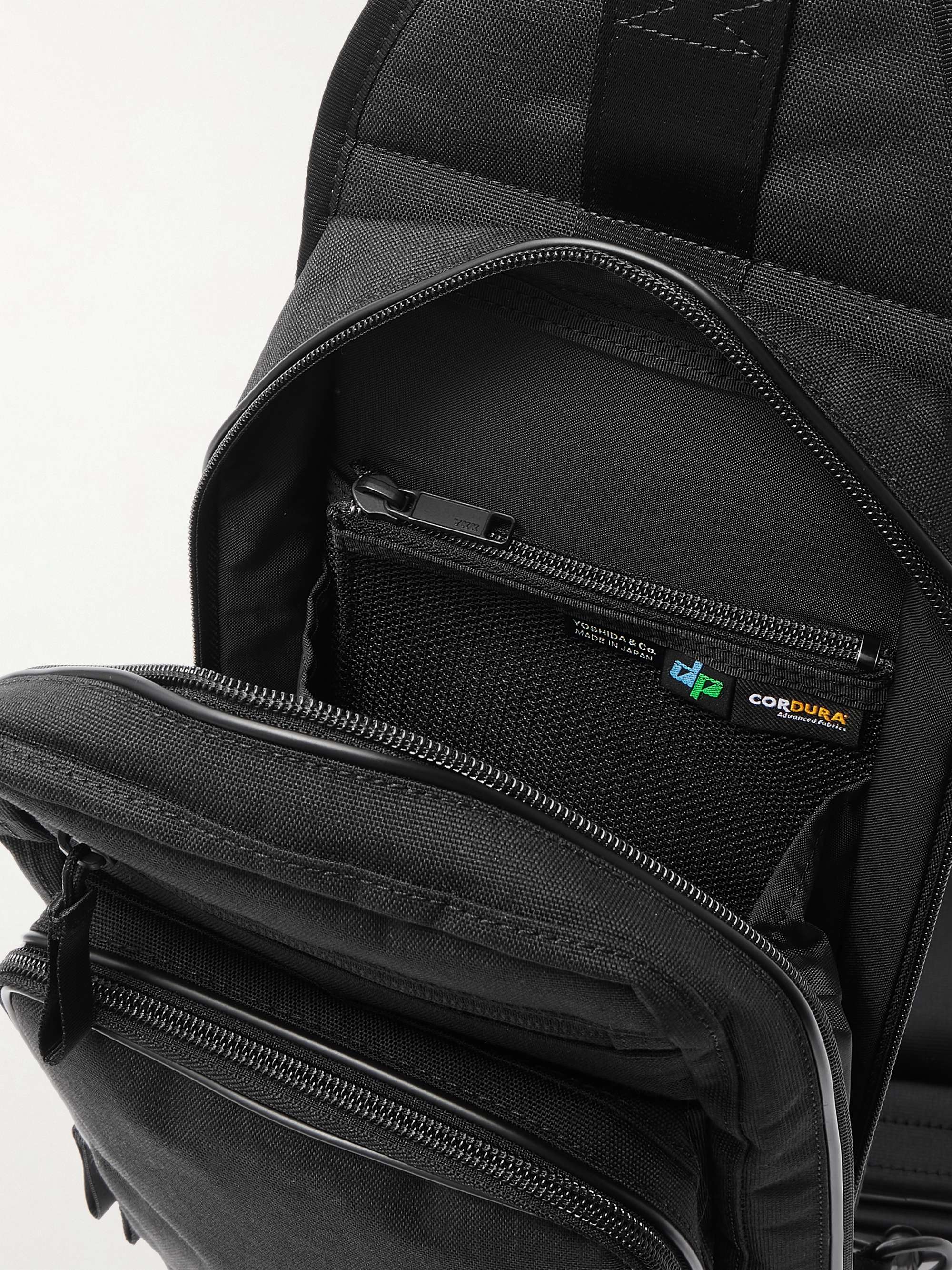 PORTER-YOSHIDA & CO Hybrid Sling Logo-Appliquéd Canvas