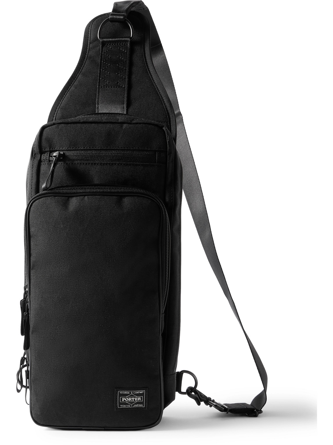 Hybrid Sling Logo-Appliquéd Canvas Backpack