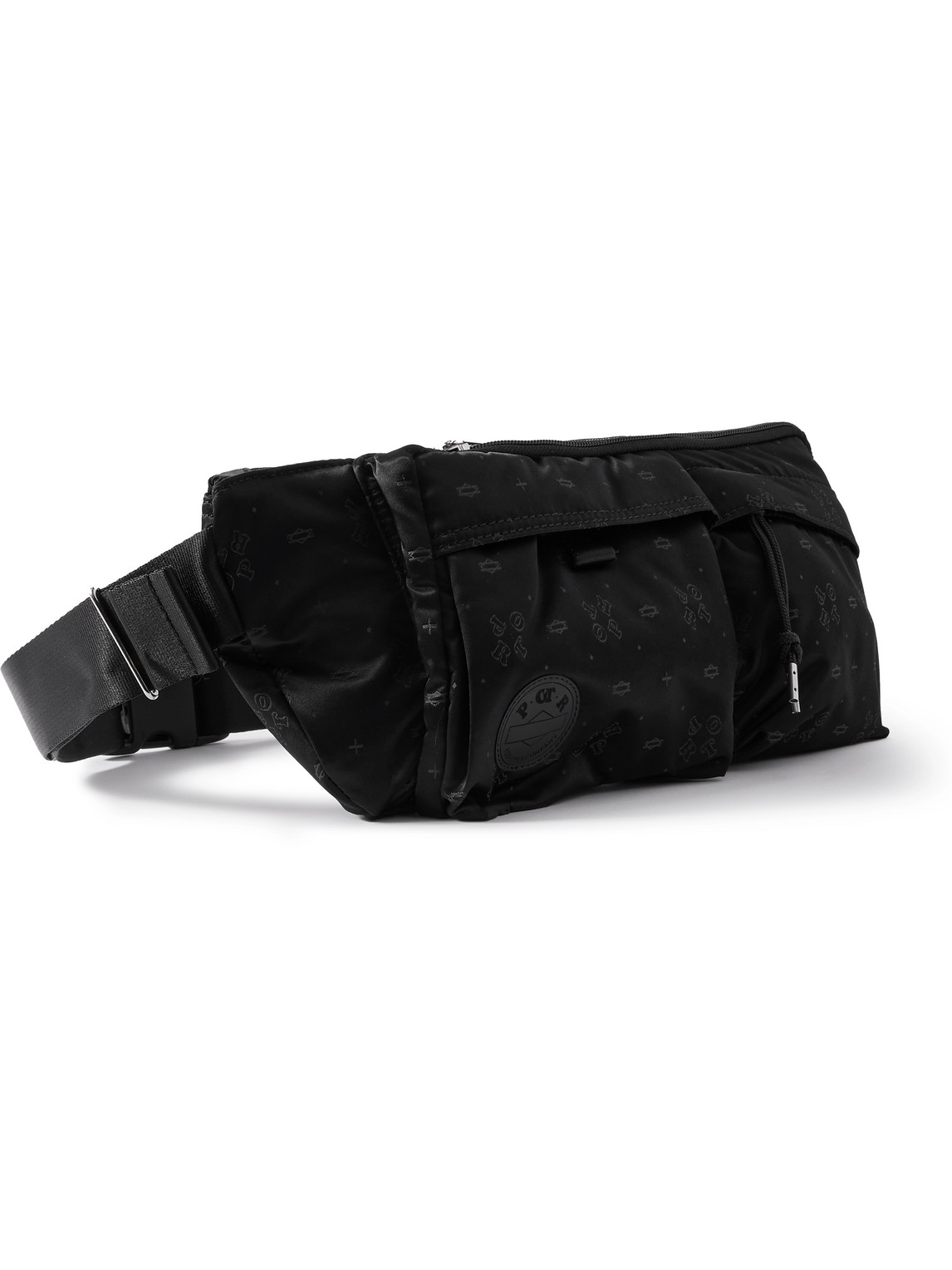 Logo-Embroidered Shell Belt Bag