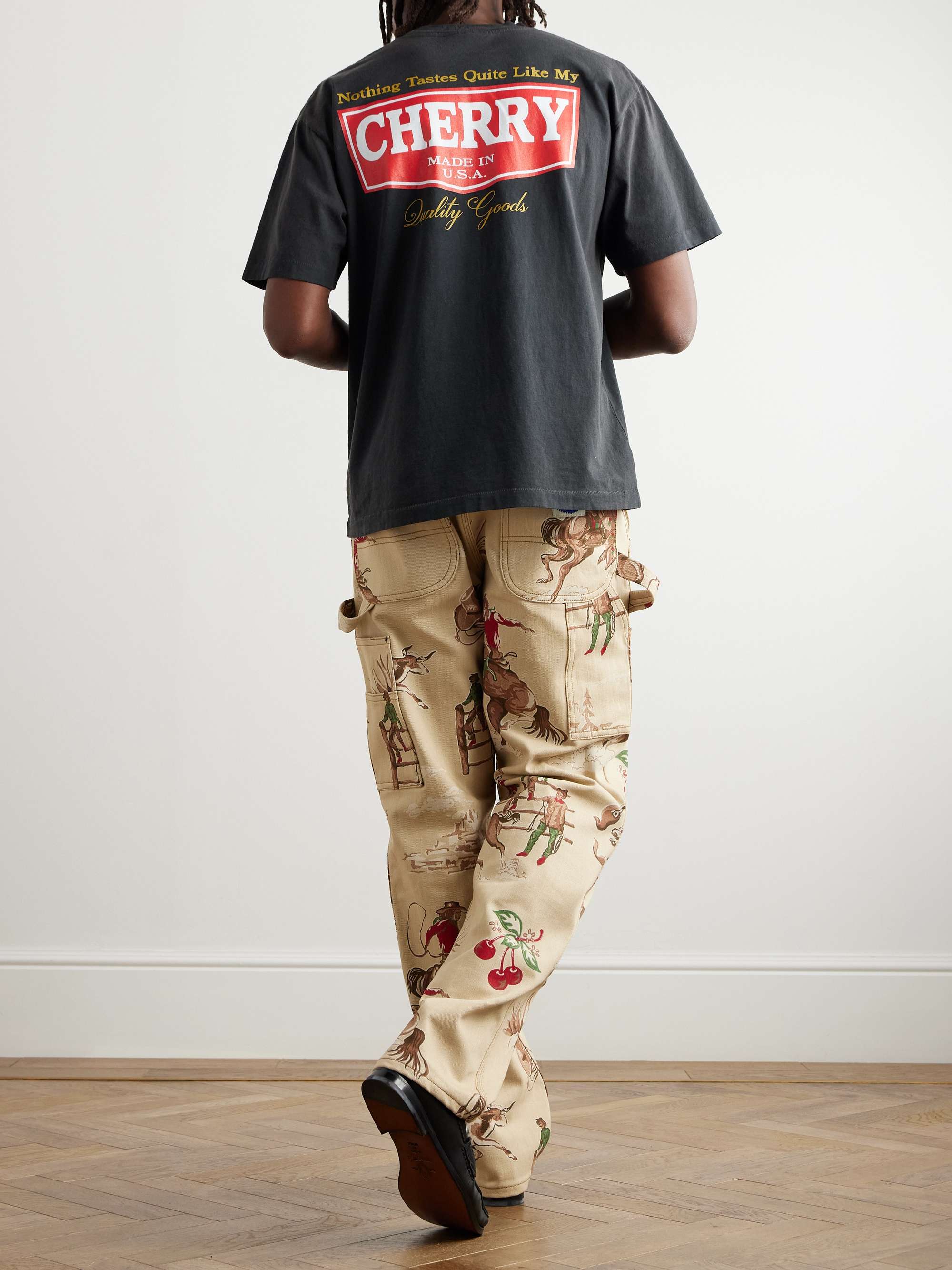 CHERRY LOS ANGELES Logo-Print Cotton-Jersey T-Shirt for Men