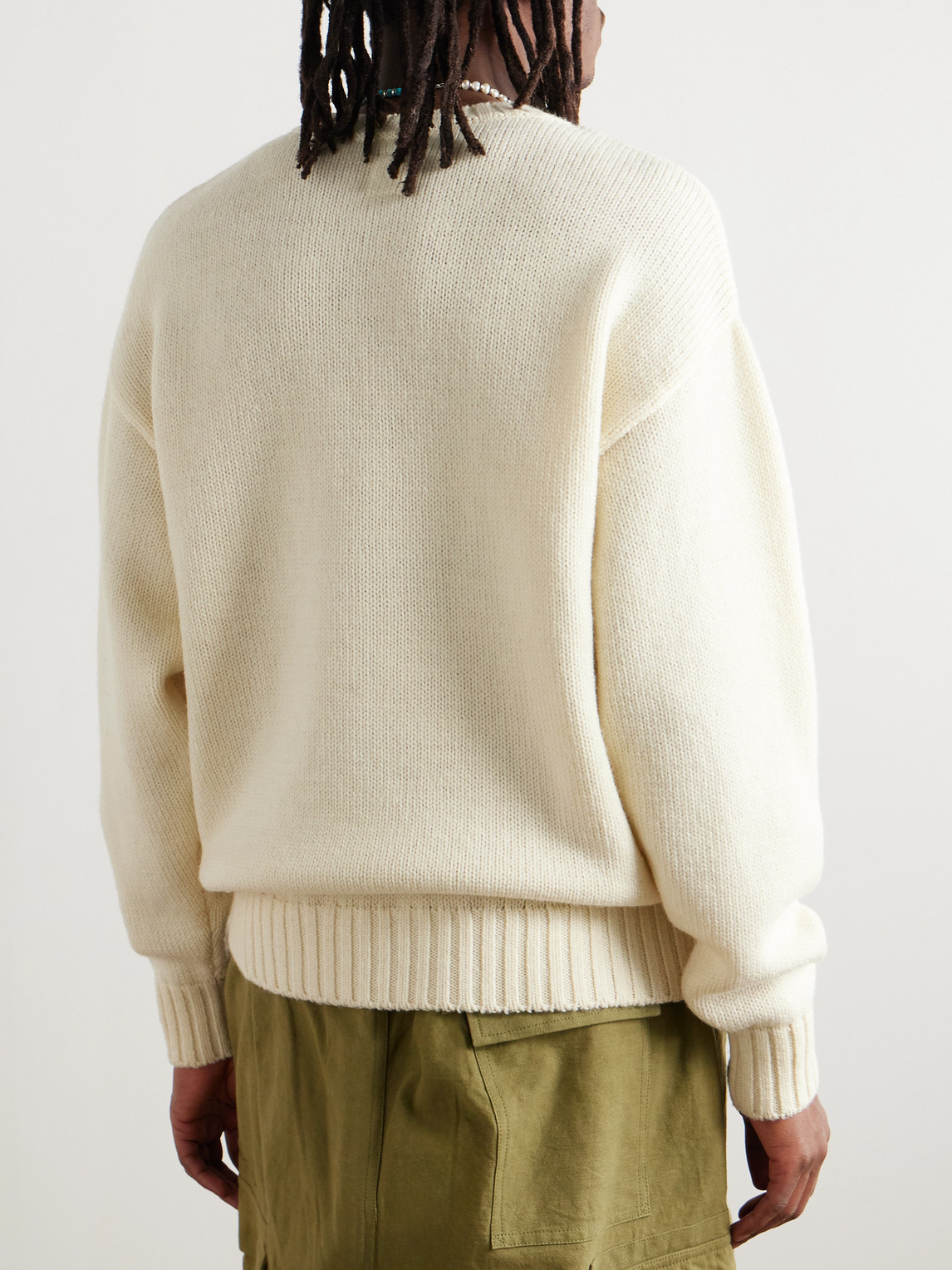 Wacko Maria - Keith Haring Intarsia-Knit Wool Sweater - Curated