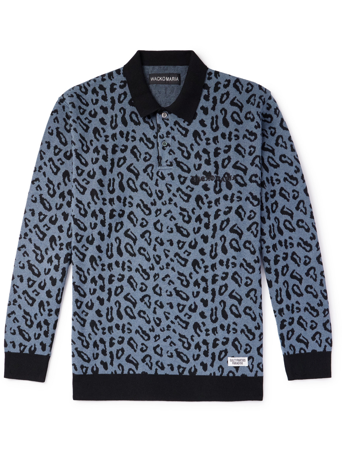 WACKO MARIA Logo-Embroidered Printed Tシャツ Wacko Maria - Logo-Embroidered Printed Cotton-Jersey T-Shirt
