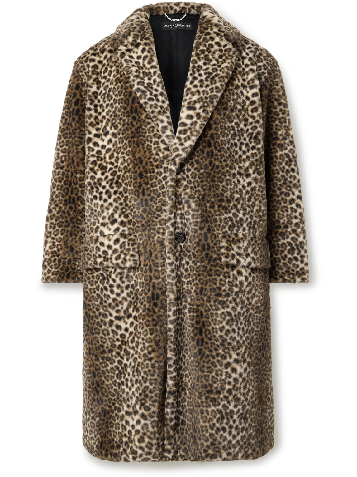 Wacko Maria - Leopard-Print Fleece Coat - Curated Menswear