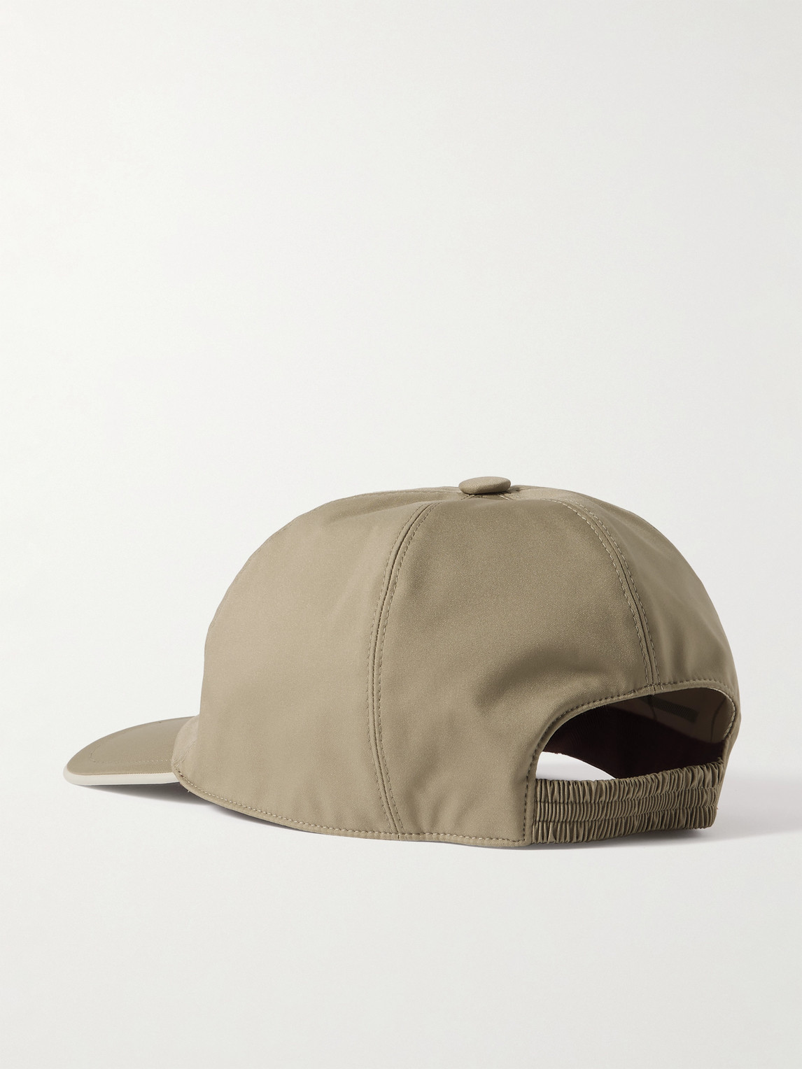 Loro Piana Logo-embroidered Storm System® Shell Baseball Cap In Green