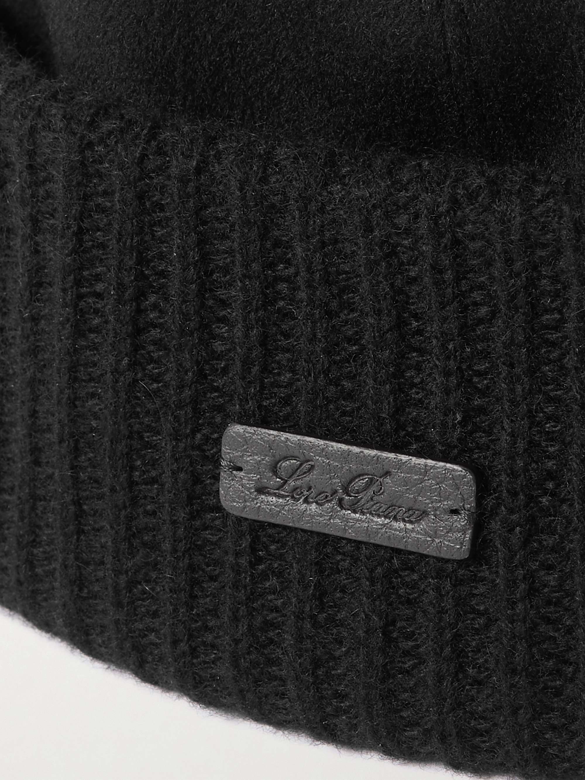 LORO PIANA Logo-Appliquéd Storm System® Cashmere Beanie