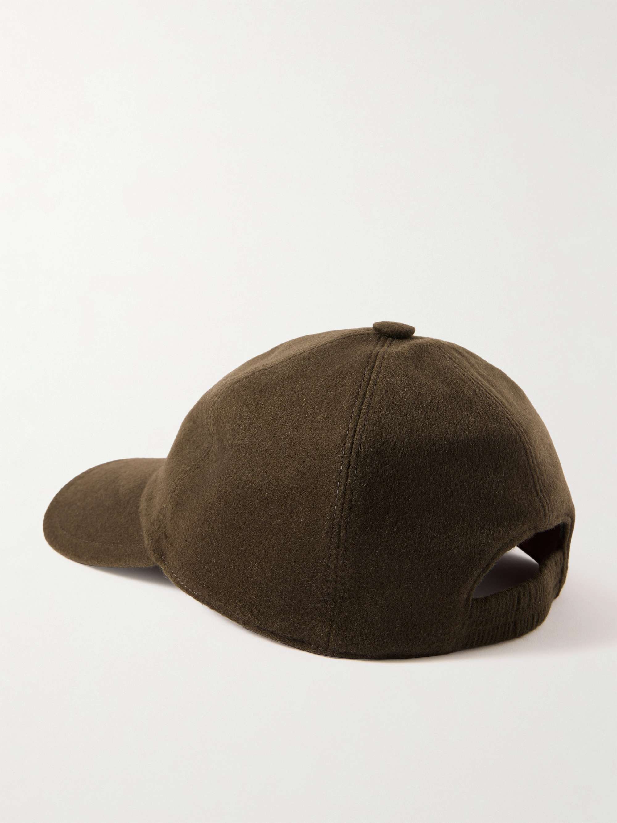 LORO PIANA Logo-Embroidered Storm System® Baby Cashmere Baseball Cap