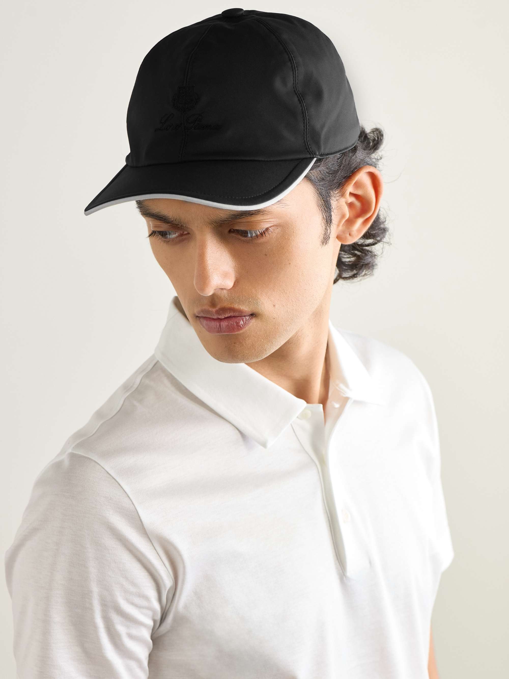 LORO PIANA Logo-Embroidered Storm System® Shell Baseball Cap