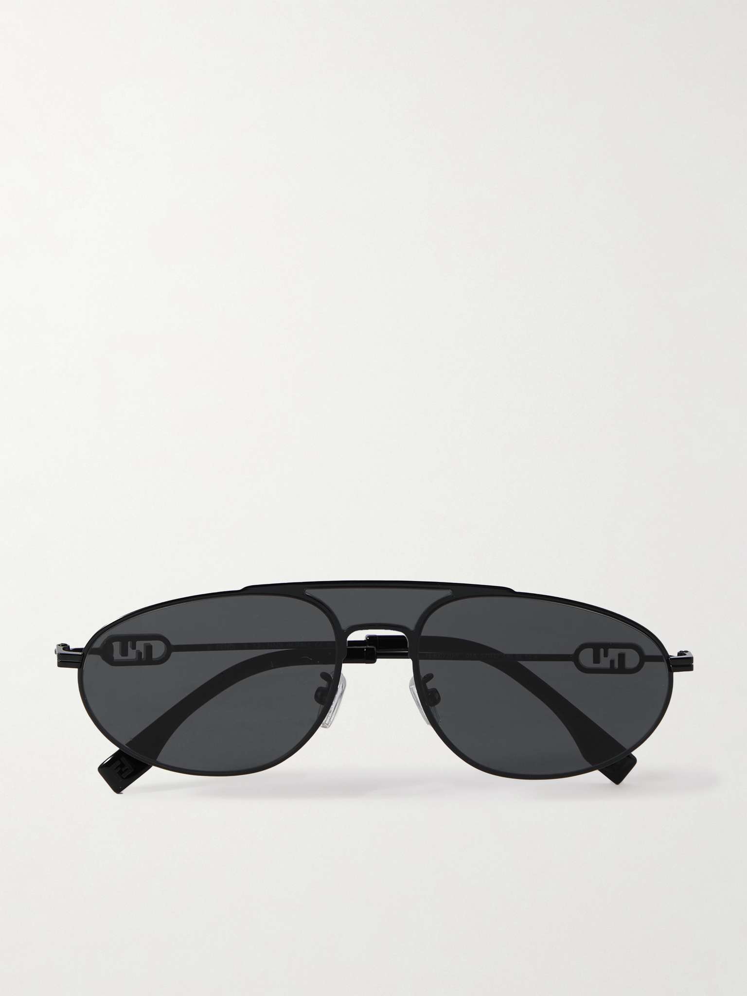 Fendi O'Lock Aviator-Style Metal Sunglasses