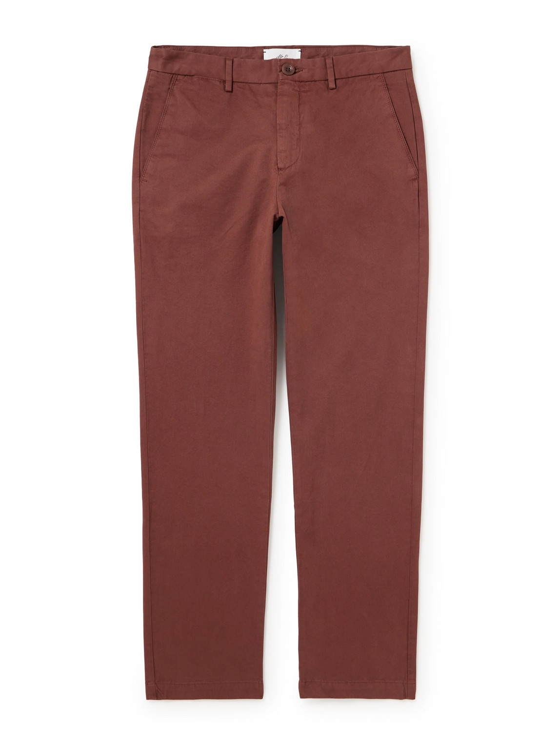 Samuel Straight-Leg Cotton-Blend Twill Chinos