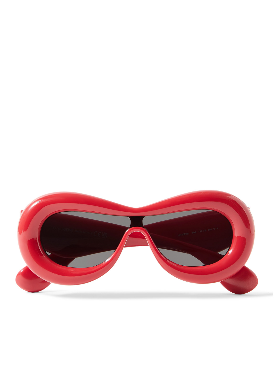 LOEWE - Round-Frame Acetate Sunglasses - Men - Red