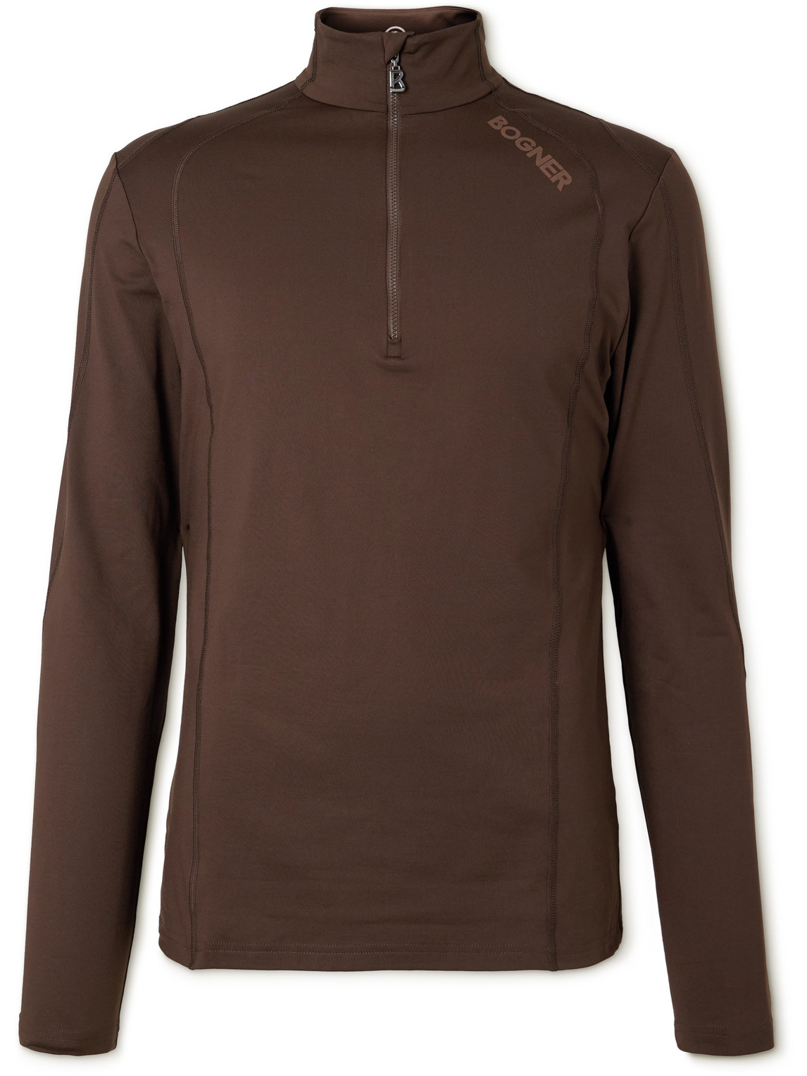 Bogner Harry First Tech-jersey Ski Base Layer In Brown