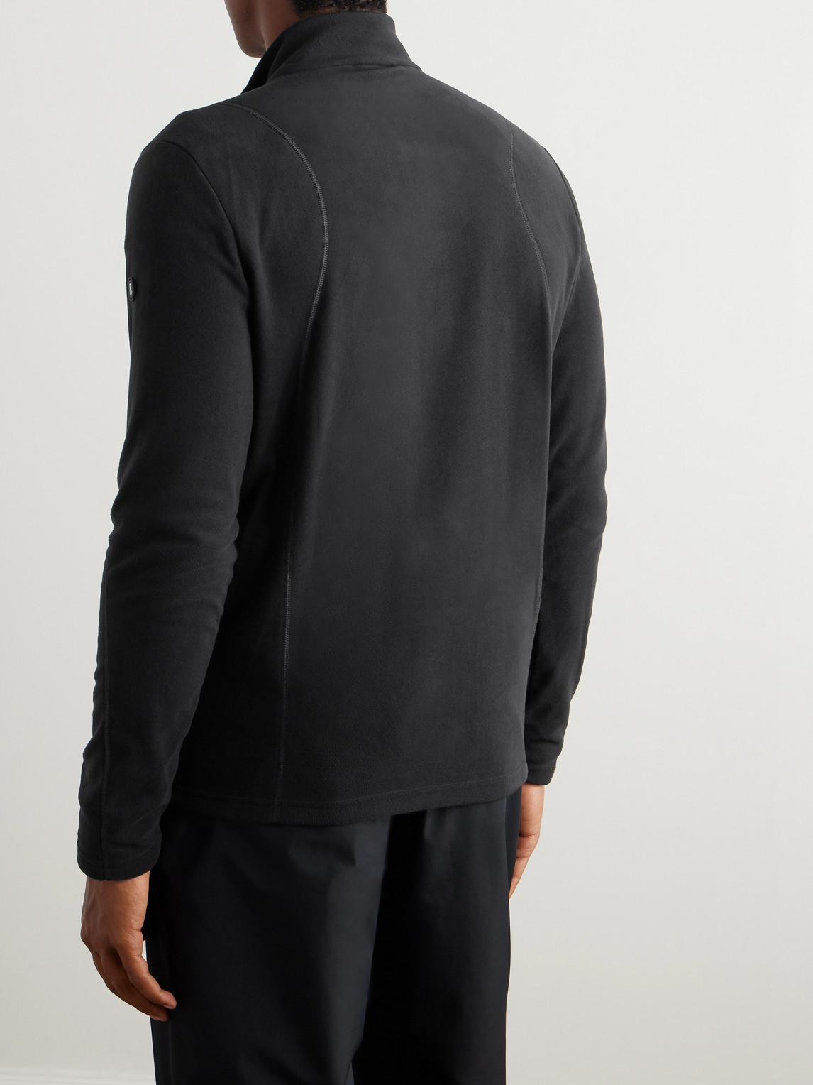 Bogner Harry First Stretch-fleece Ski Base Layer In Black