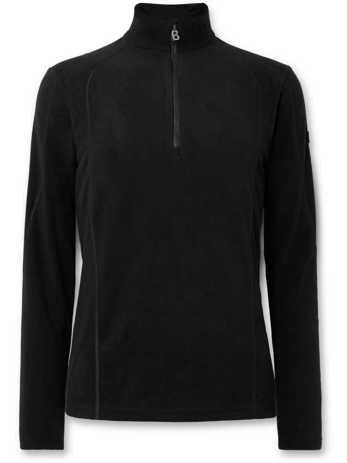 Bogner Harry First Stretch-fleece Ski Base Layer In Black