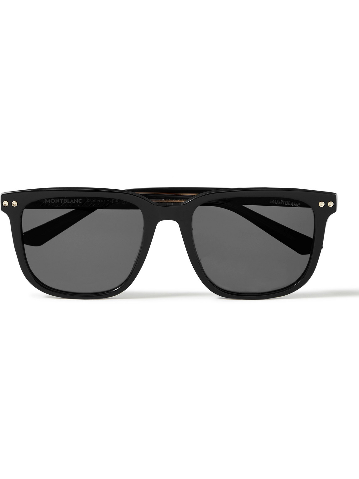 MONTBLANC EYEWEAR - D-Frame Acetate Sunglasses - Men - Black
