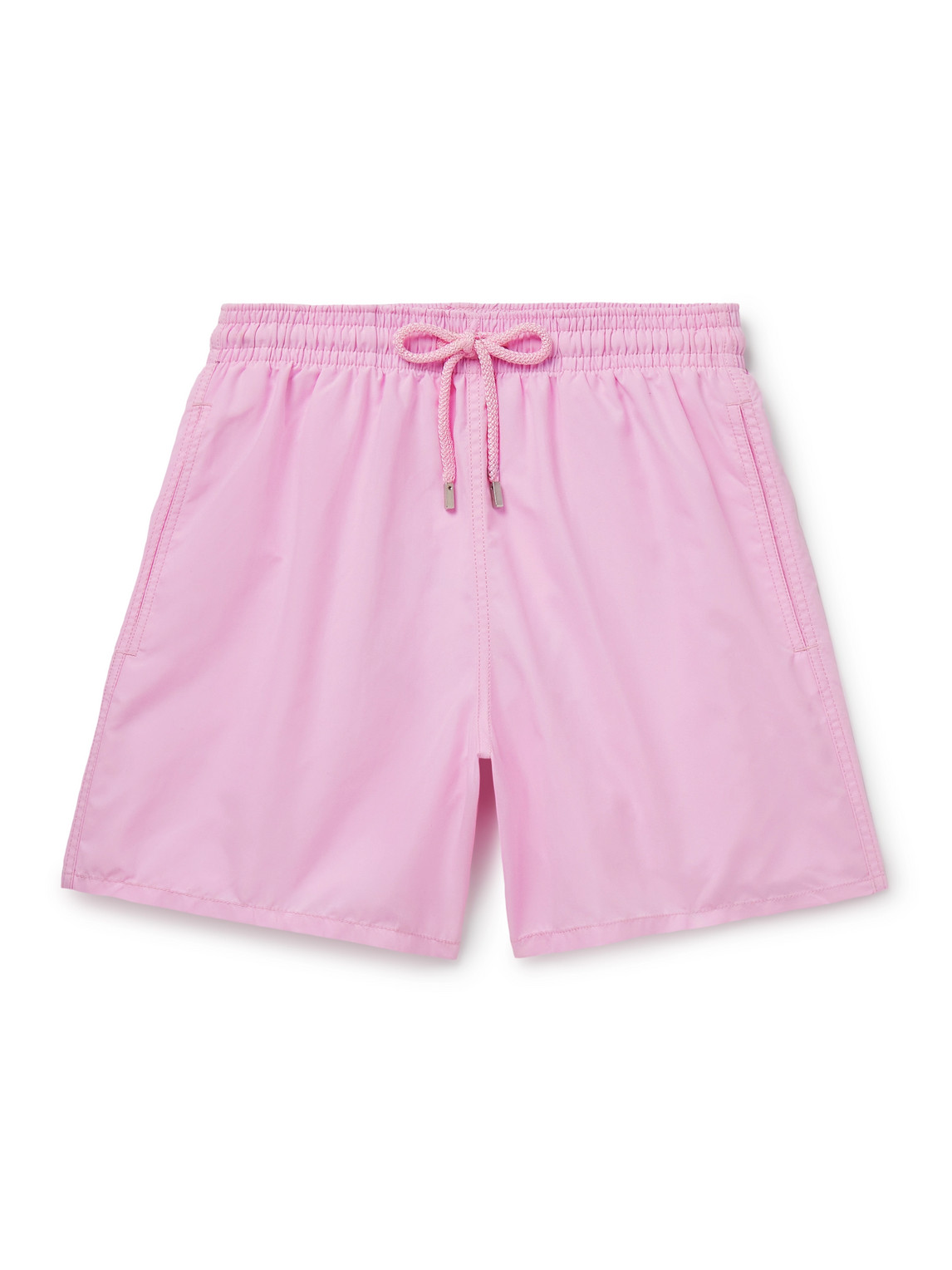 Vilebrequin Moorea Straight-leg Mid-length Econyl® Swim Shorts In Pink