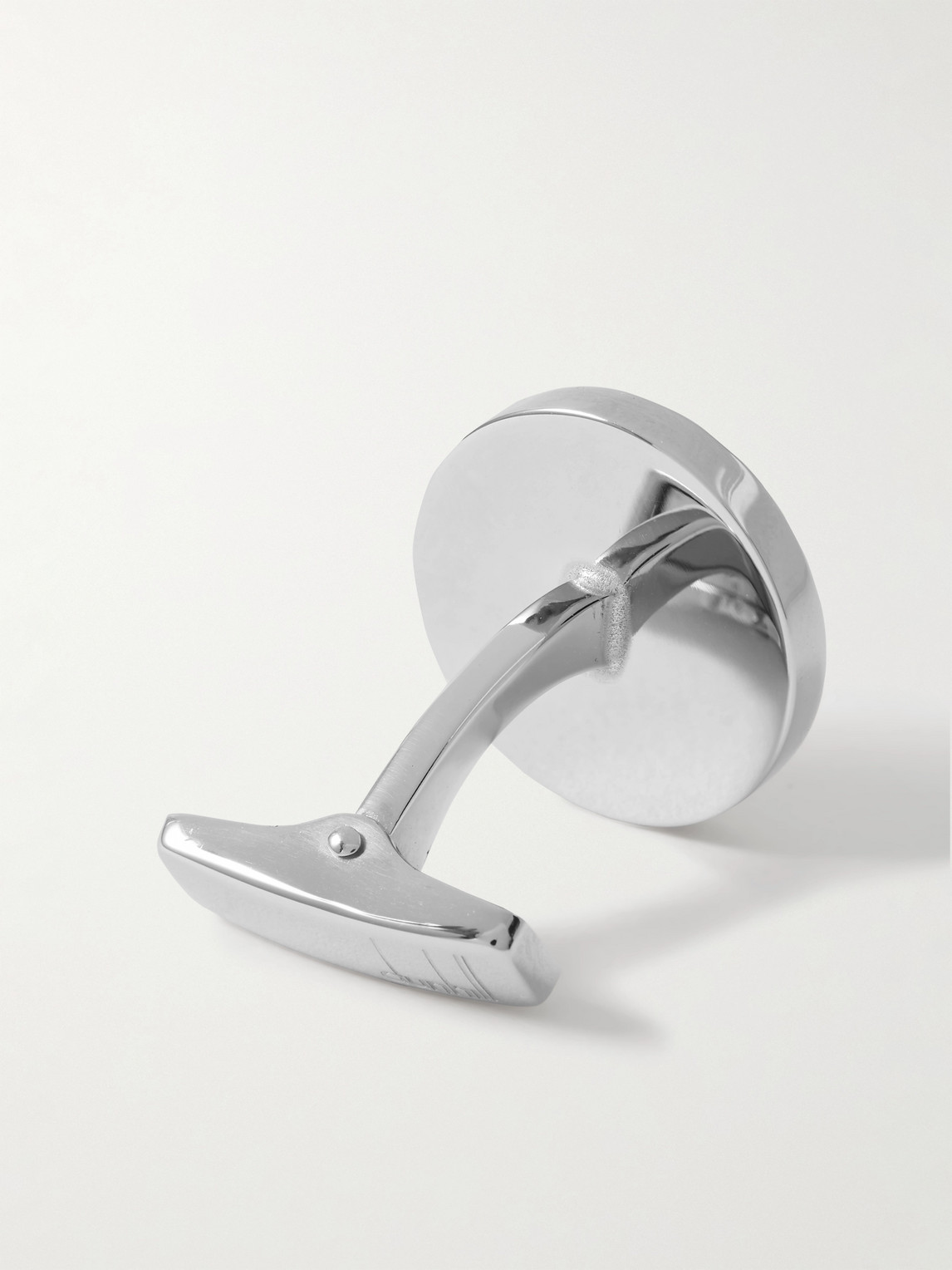 Dunhill Series D Optical Lines Cufflinks In Silver