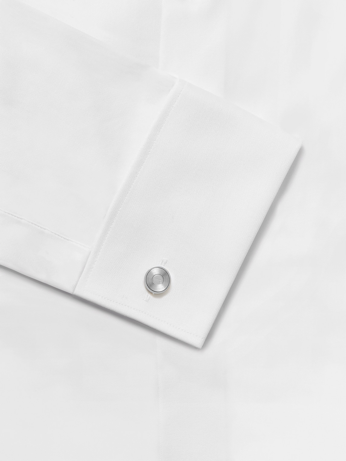 Dunhill Series D Optical Lines Cufflinks In Silver