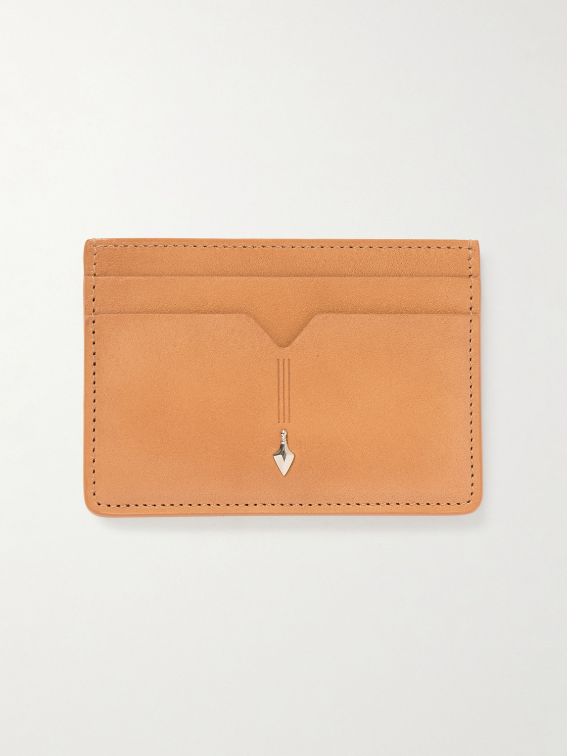 Jacques Marie Mage Theodore Leather Cardholder In Brown