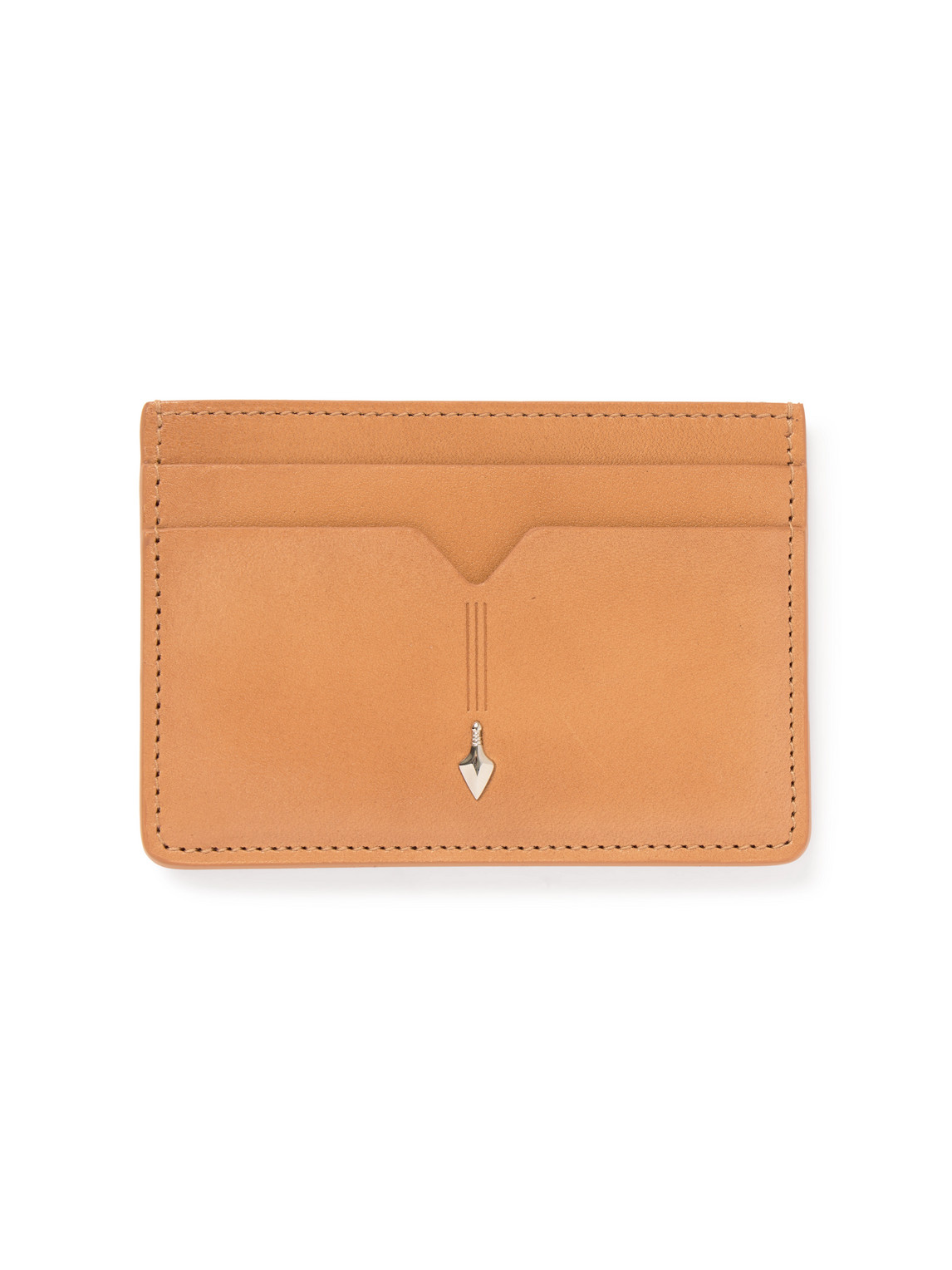 Jacques Marie Mage Theodore Leather Cardholder In Brown