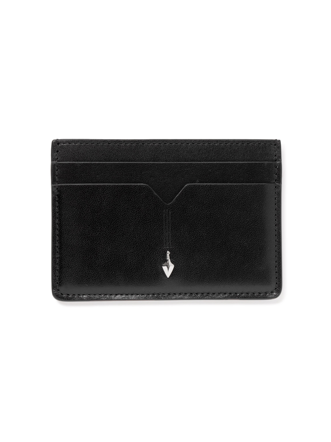 Jacques Marie Mage Theodore Leather Cardholder In Black
