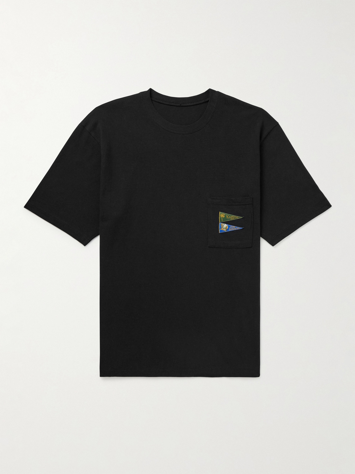 Logo-Appliquéd Cotton-Jersey T-Shirt