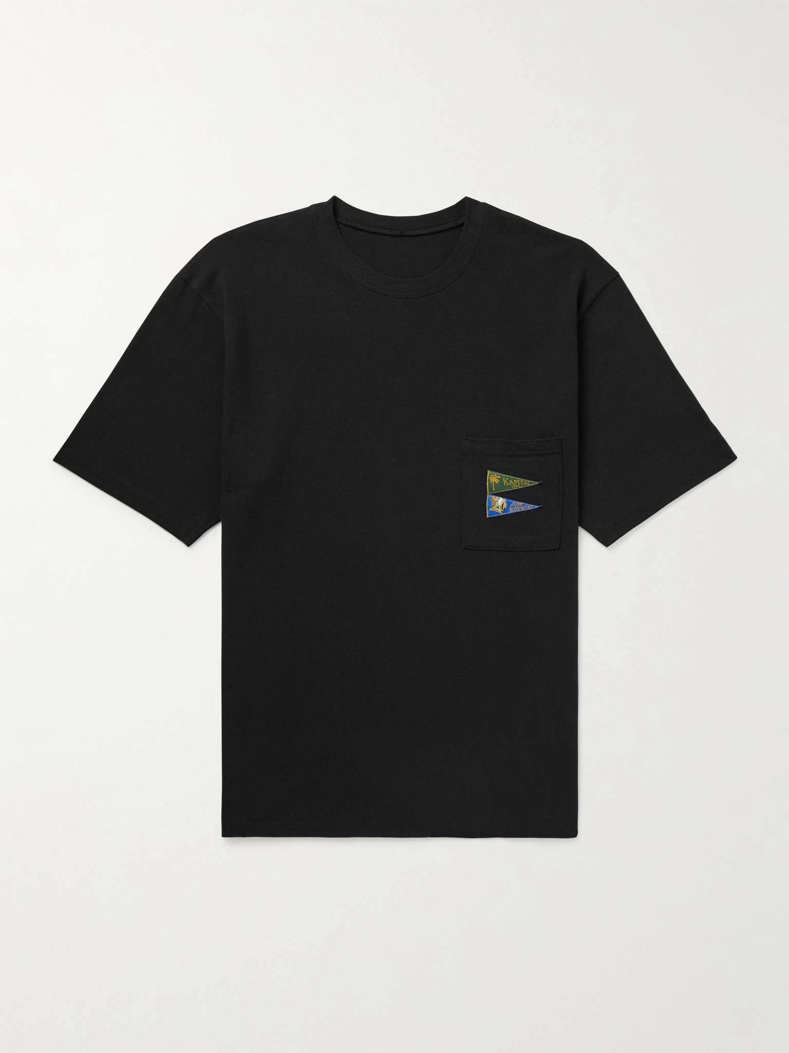 Kapital Gobran Jersey Baggy High Neck Long T-Shirt
