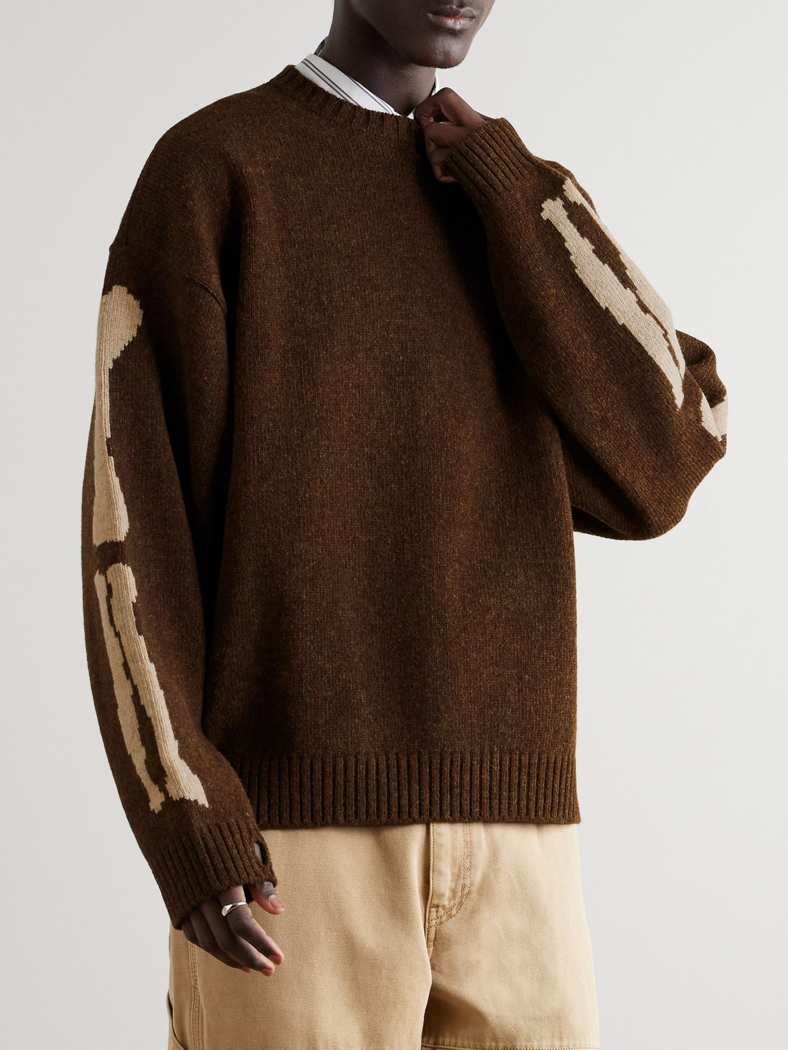 Oversized Intarsia Sweater